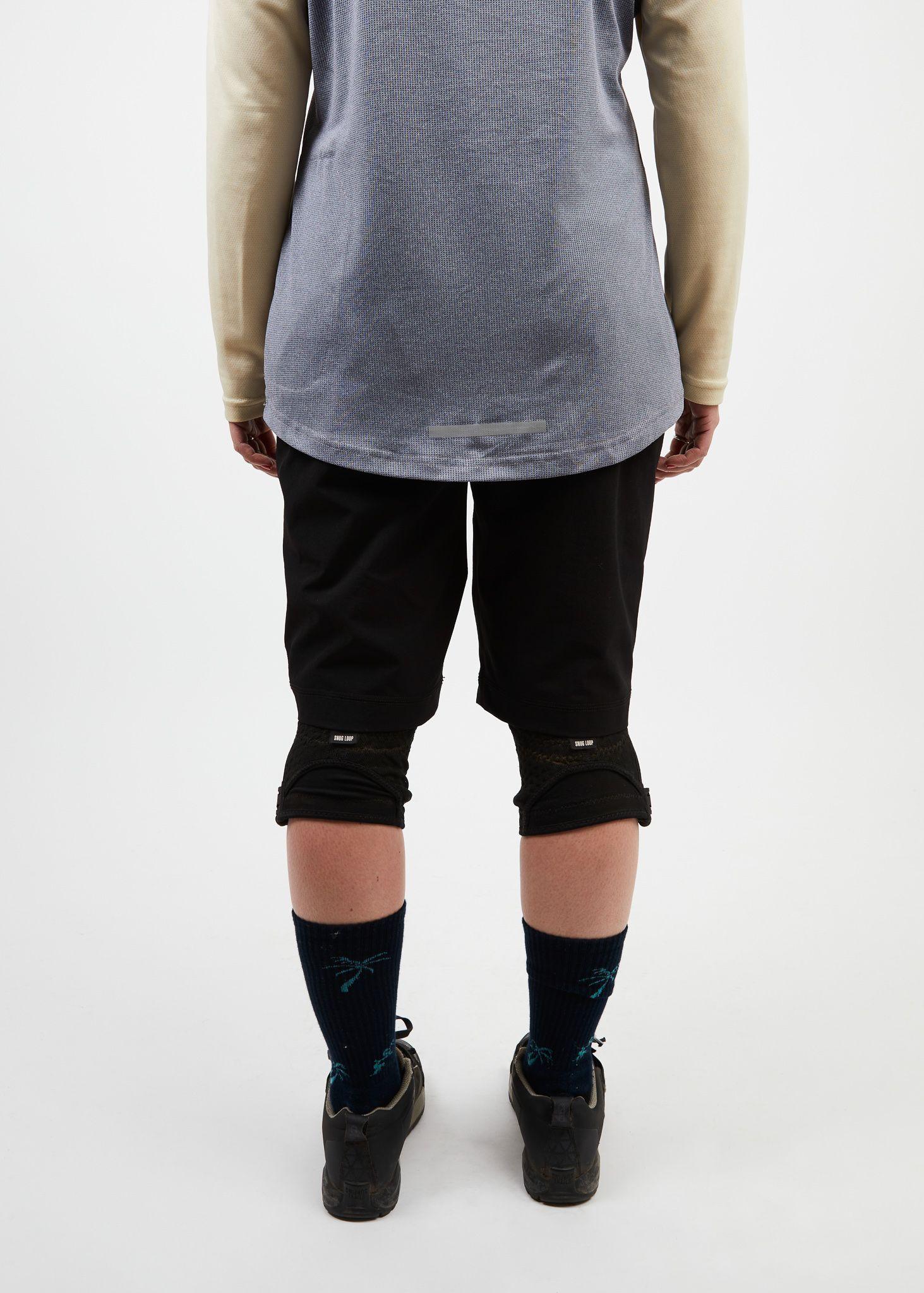 Short + calza mujer MTB negro-2
