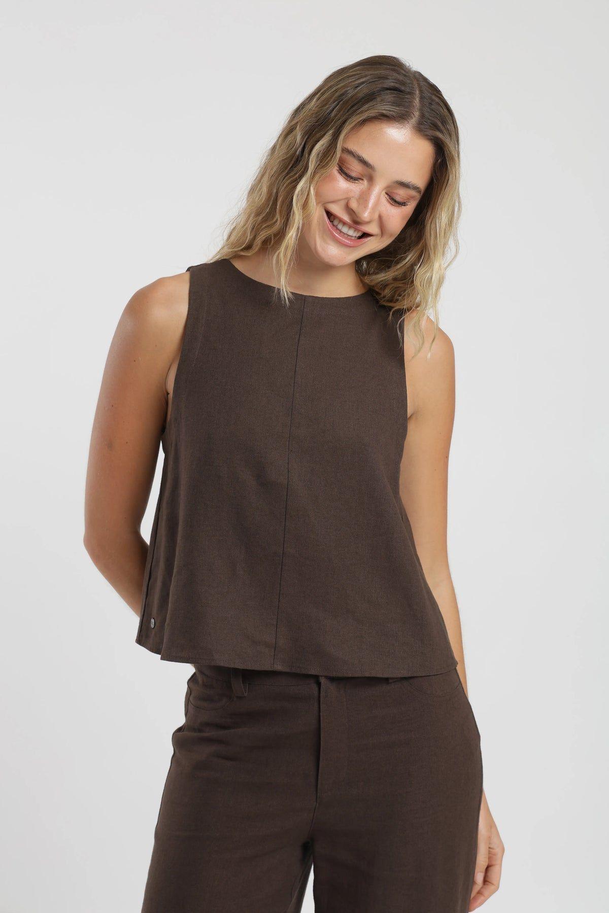 Blusa sin mangas caulle-0