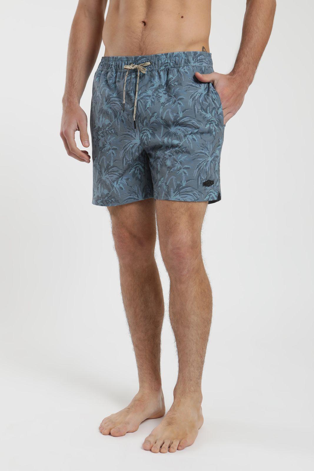 Traje de Baño hombre Trunk Pez azul Poliéster Reciclado Froens-3