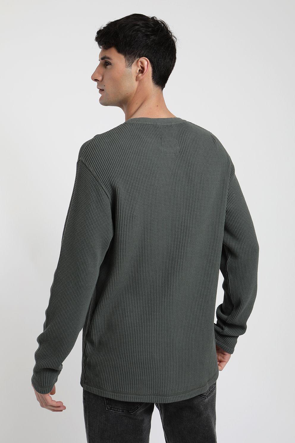 poleron hombre crew verde -2