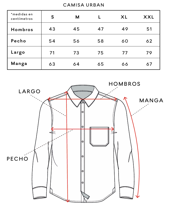 Camisa  Manga Larga Urban Froens Hombre-4