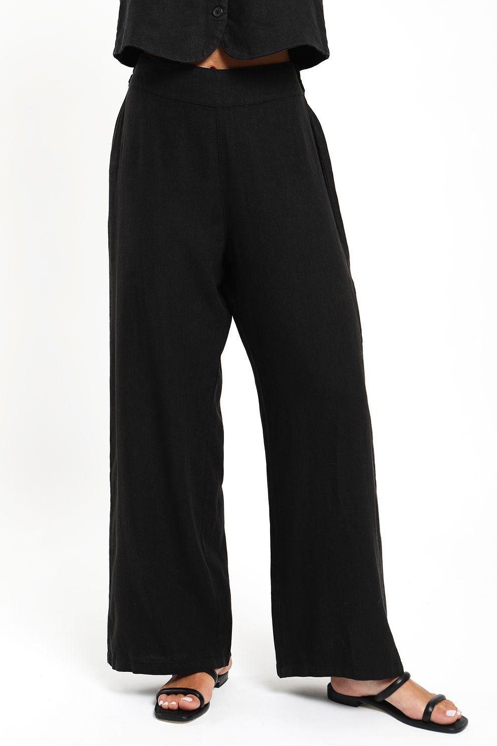 Pantalón lino mujer Mara-0