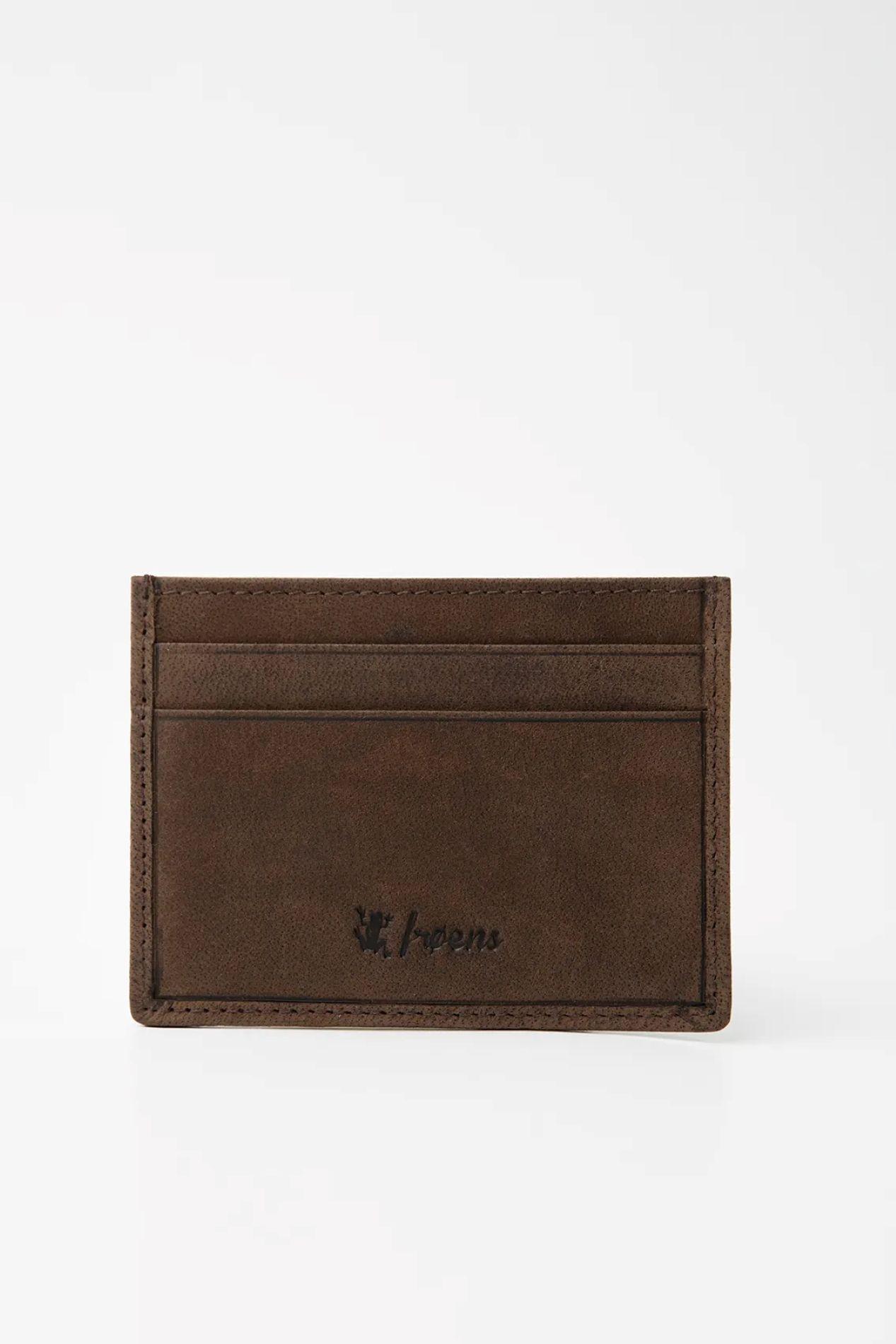 Tarjetero cuero café Froens-2