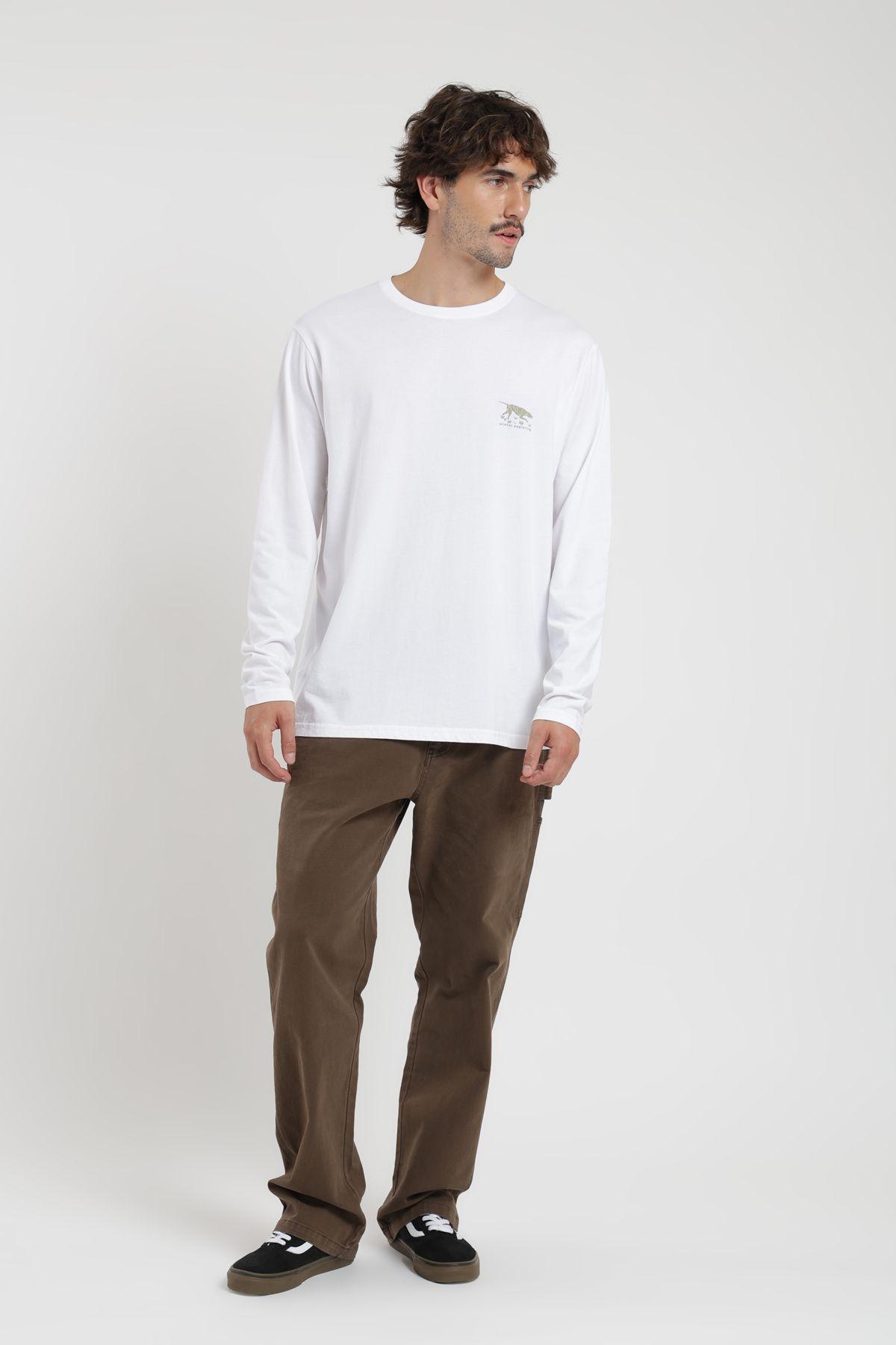 Polera hombre manga larga  Dog blanco Froens-3