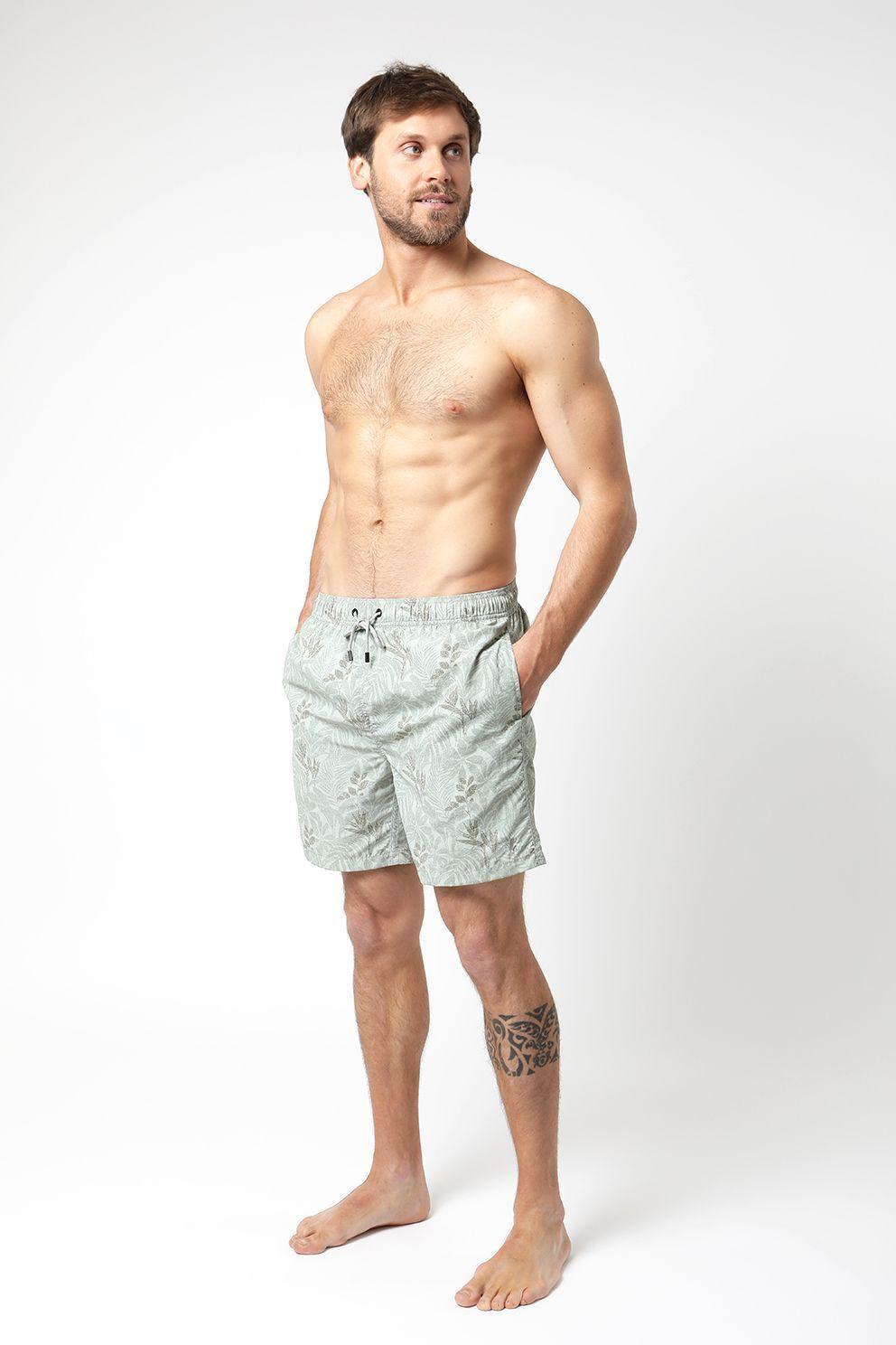 Traje de Baño Hombre Classic Hojas -0