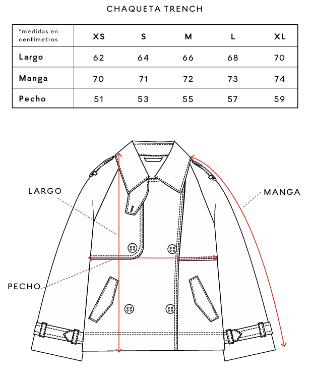 Chaqueta mujer Trench verde Froens-5