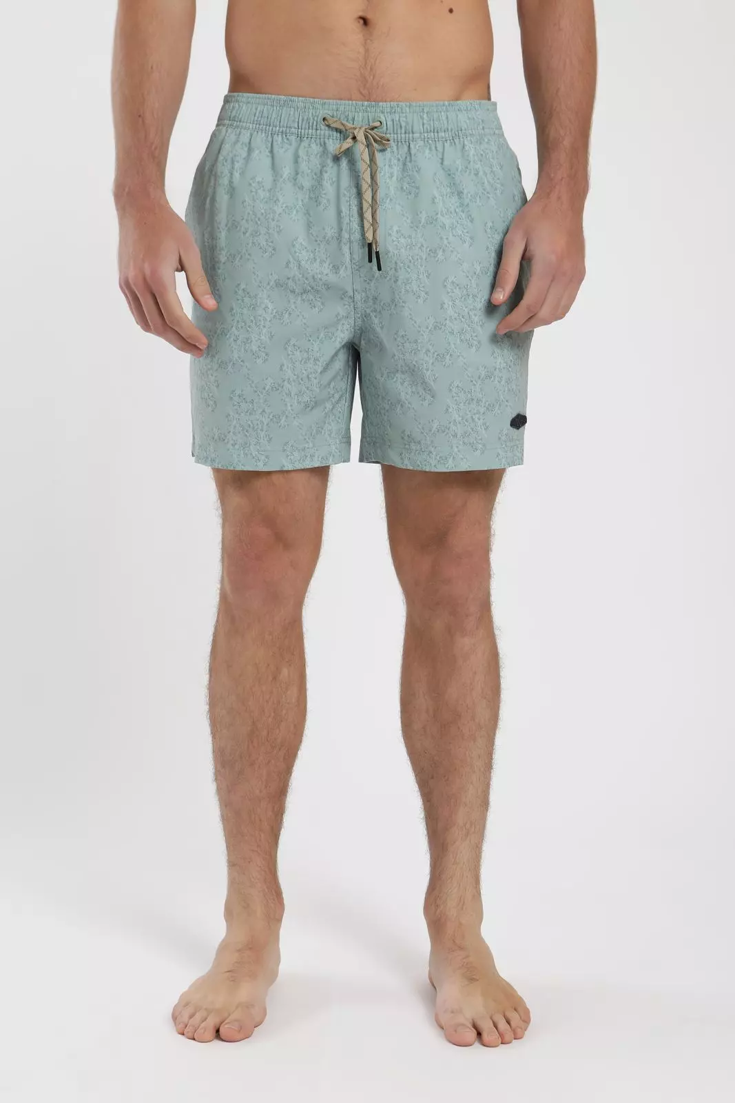 Traje de Baño hombre Trunk Corales verde Poliéster Reciclado Froens-3