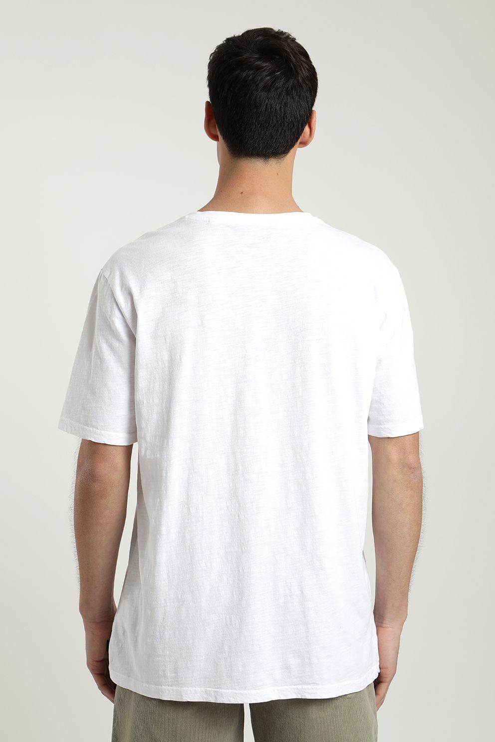 Polera manga corta hombre Mao blanco -1