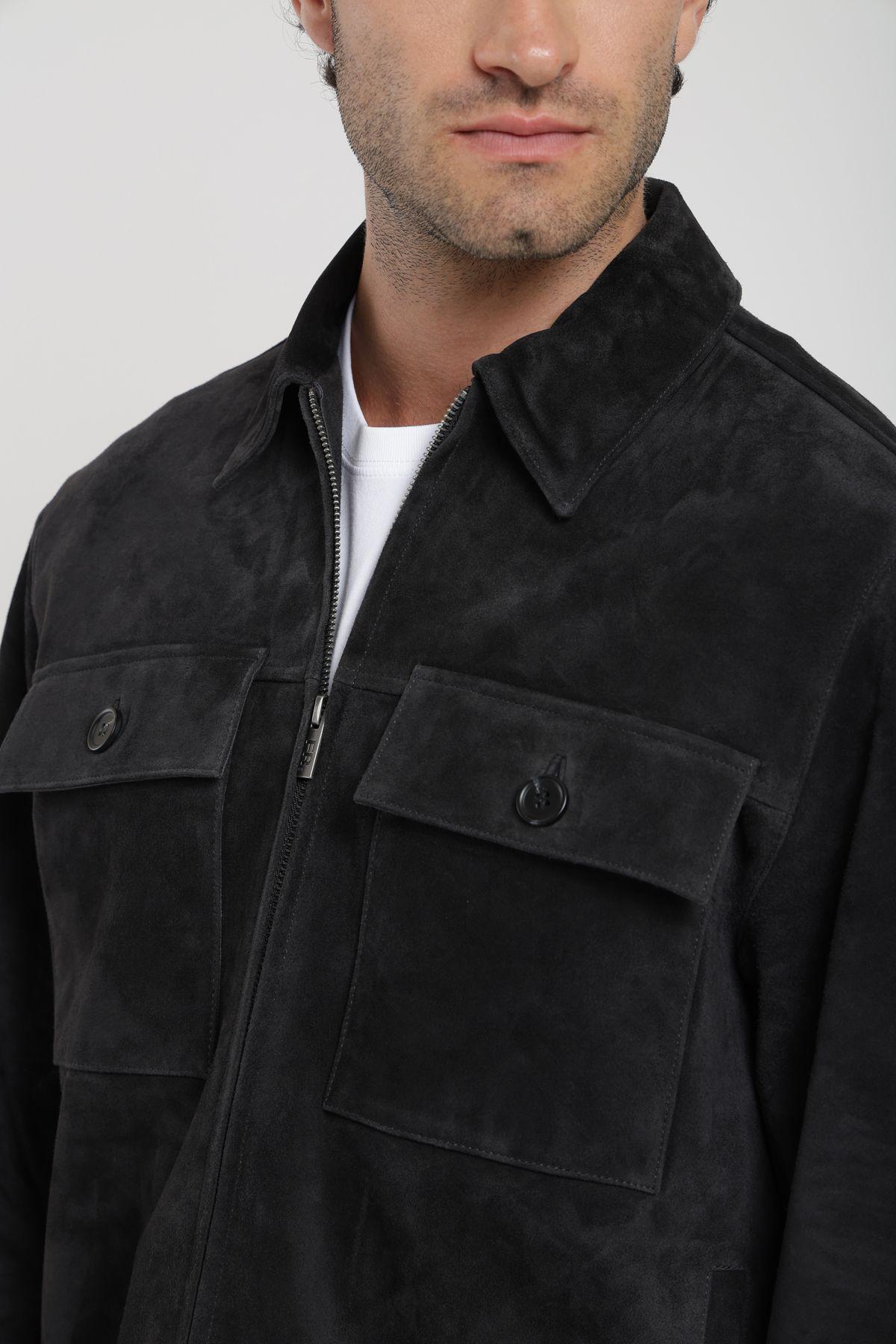 Chaqueta Hombre Gamuza Froens-4