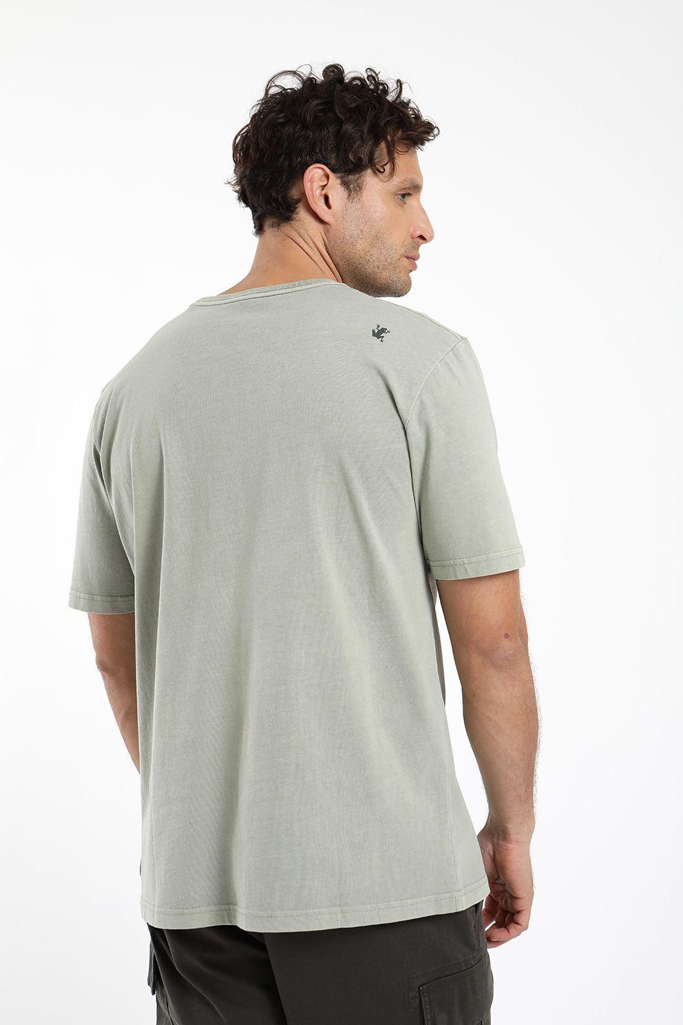 Polera hombre manga corta tucan 100% algodón orgánico Froens-1
