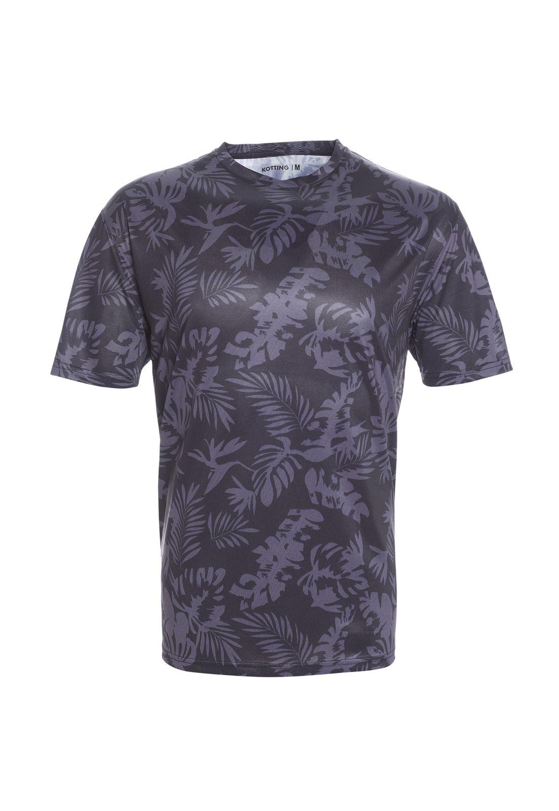 Polera Manga Corta Poliéster Negro-3