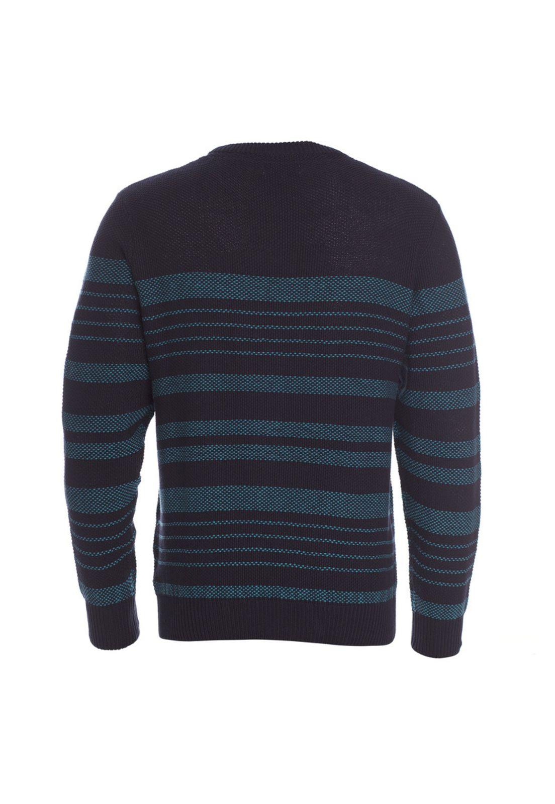 Sweater Cuello Redondo Listado-2