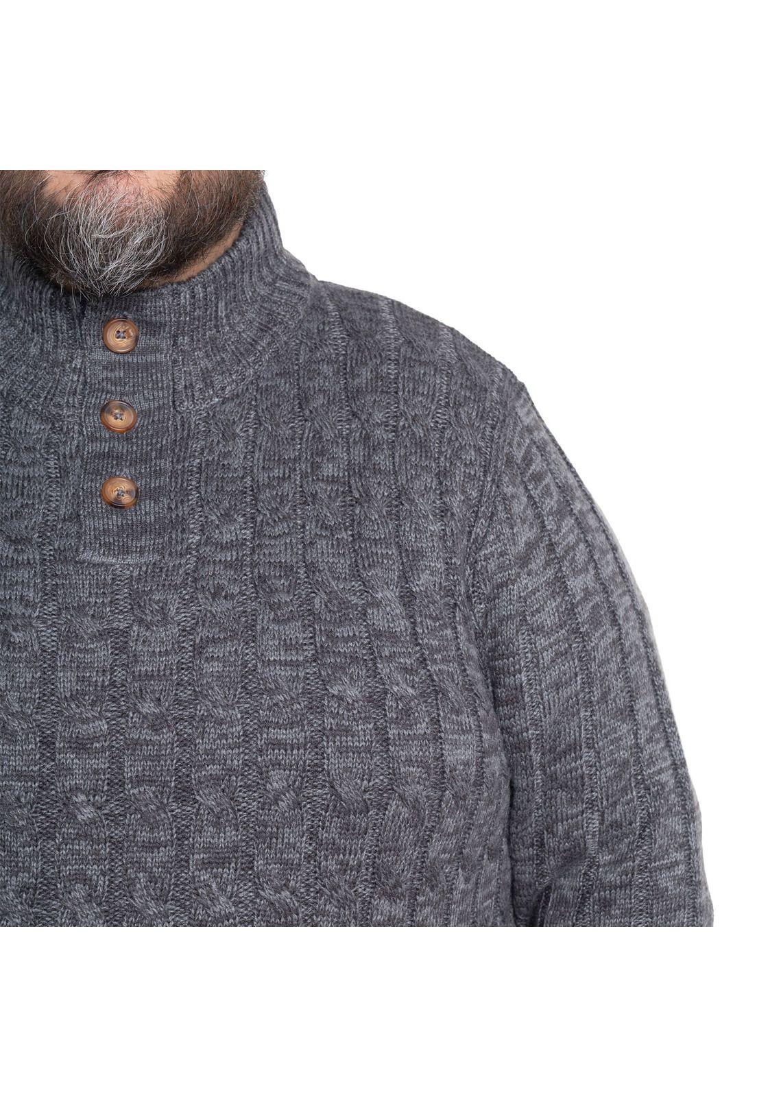 Sweater Cuello Botones Hombre-3