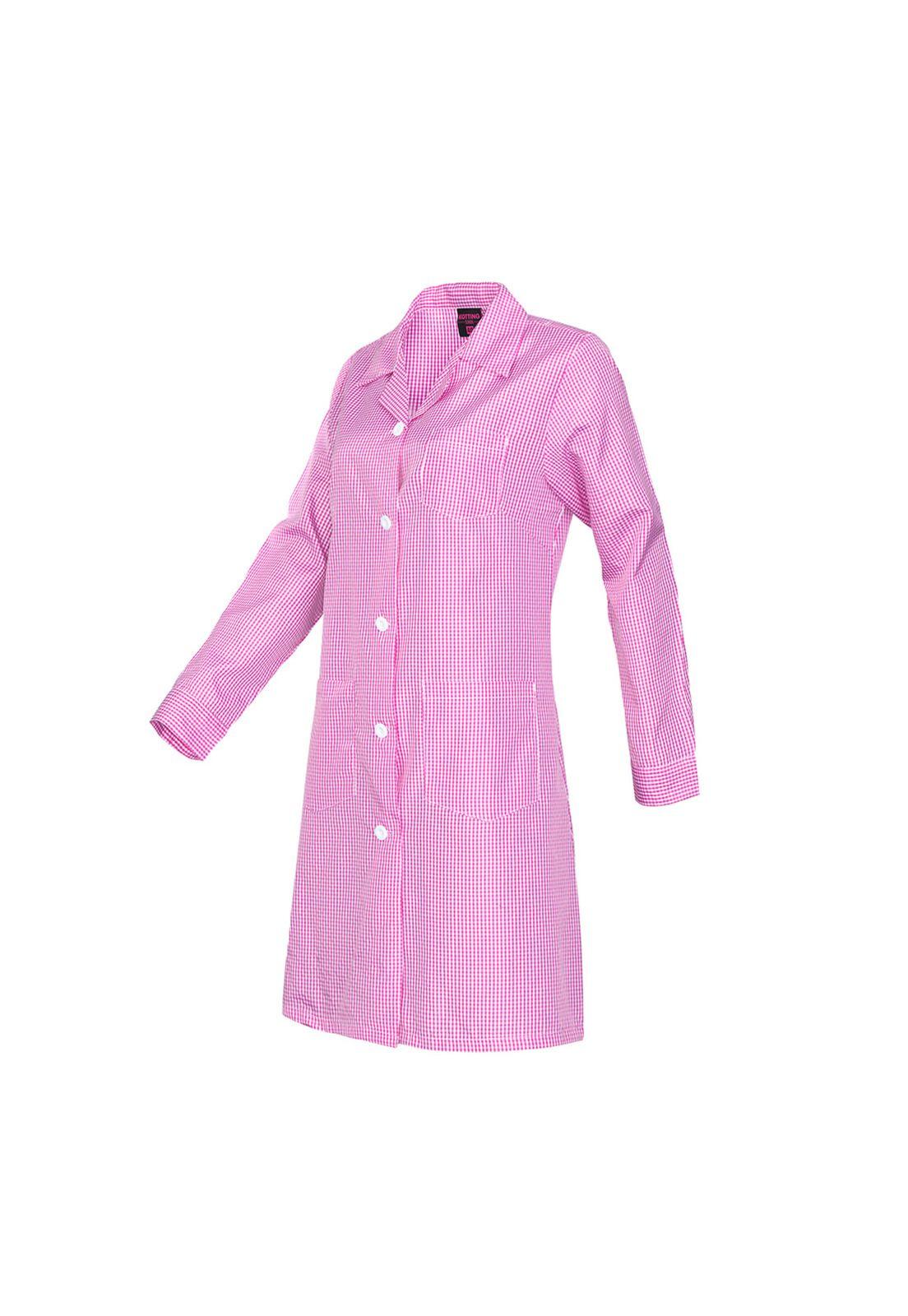 Delantal Cuadrille Rosado-0