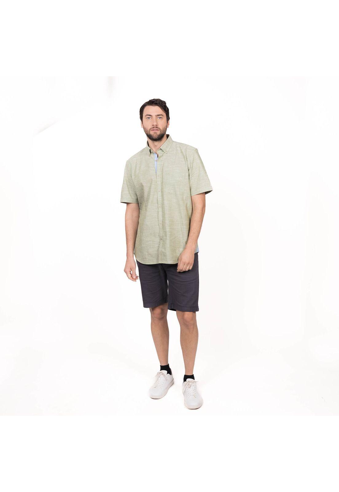 Camisa M/C Slub Regular Fit-4