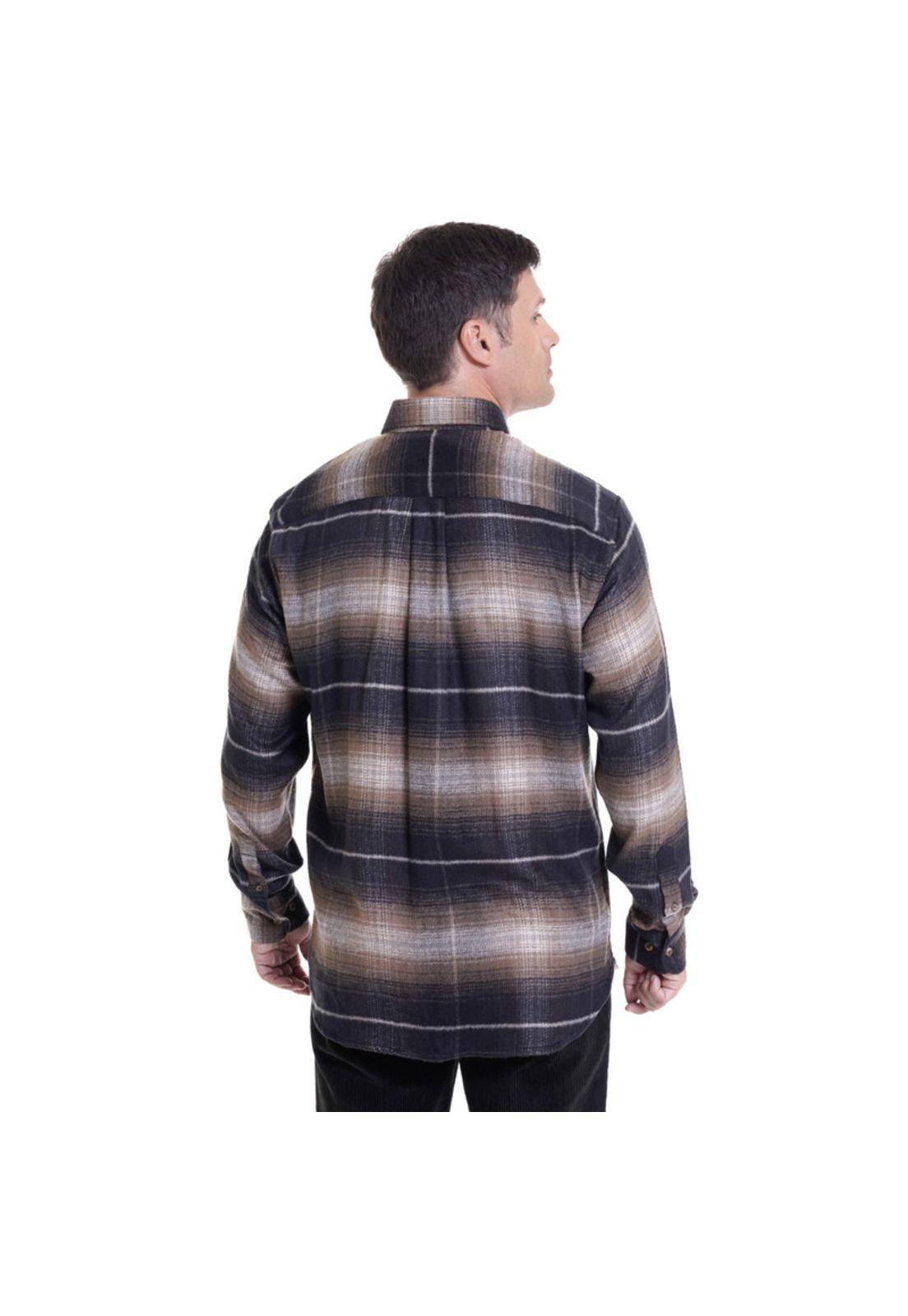Camisa Leñadora Café Oscuro-1
