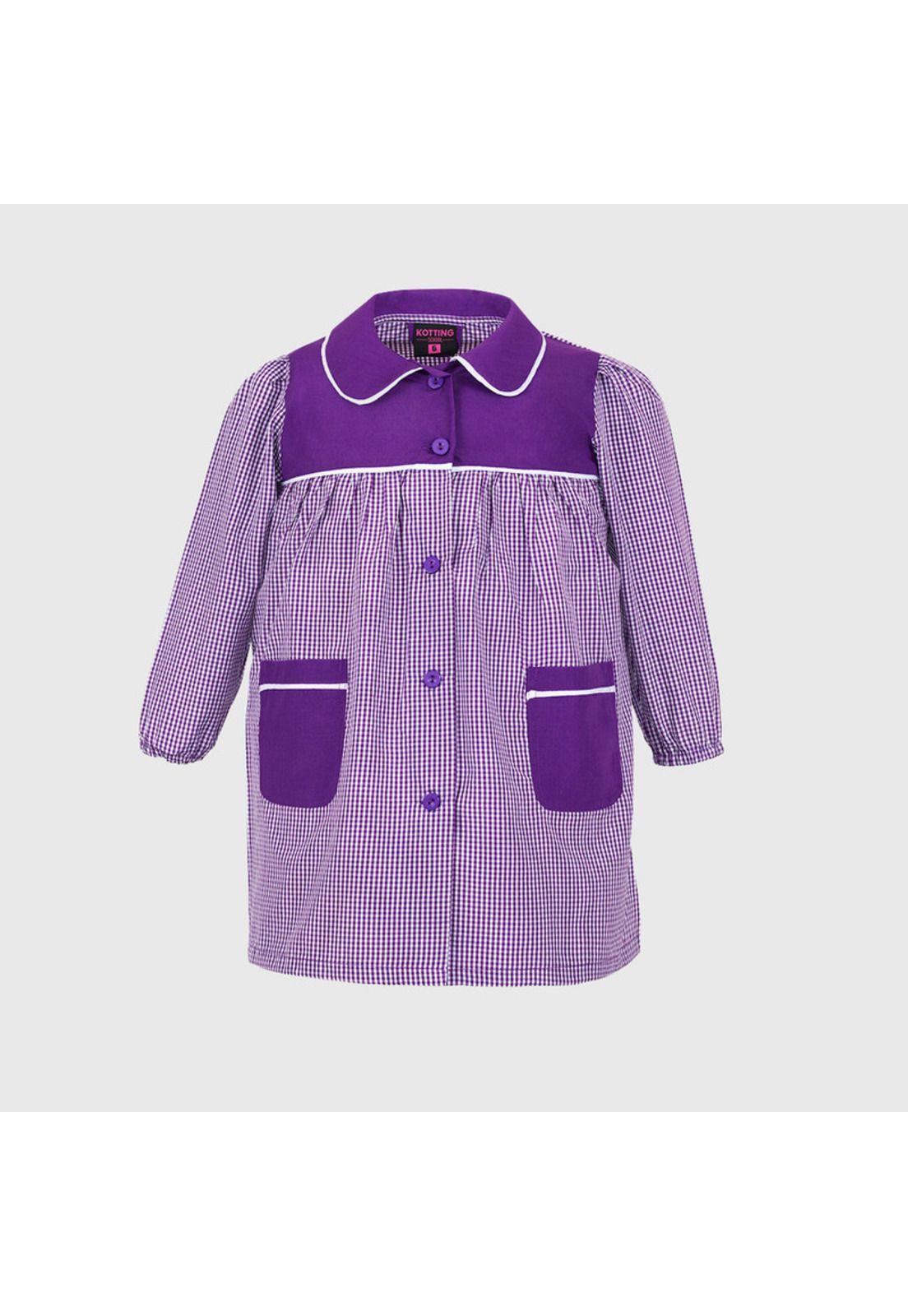 Delantal Parvulo Morado-0