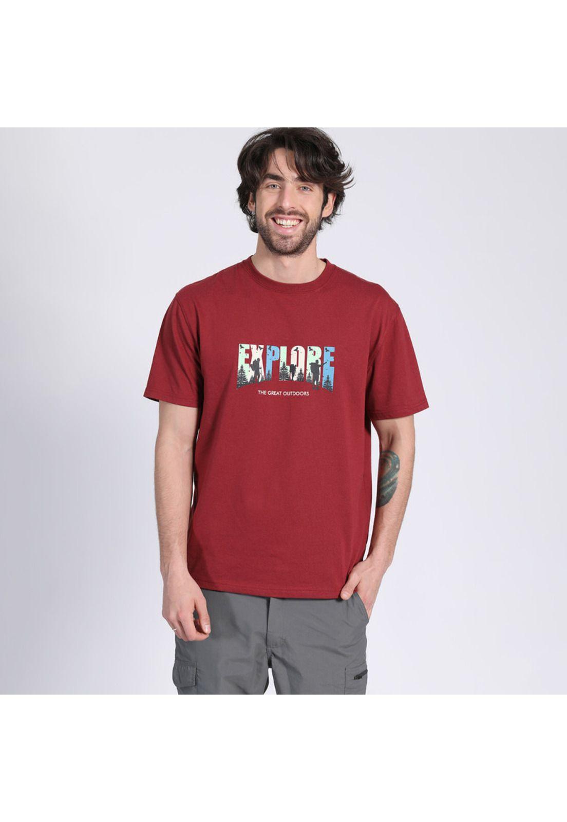 Polera Manga Corta Con Malla Rojo-1