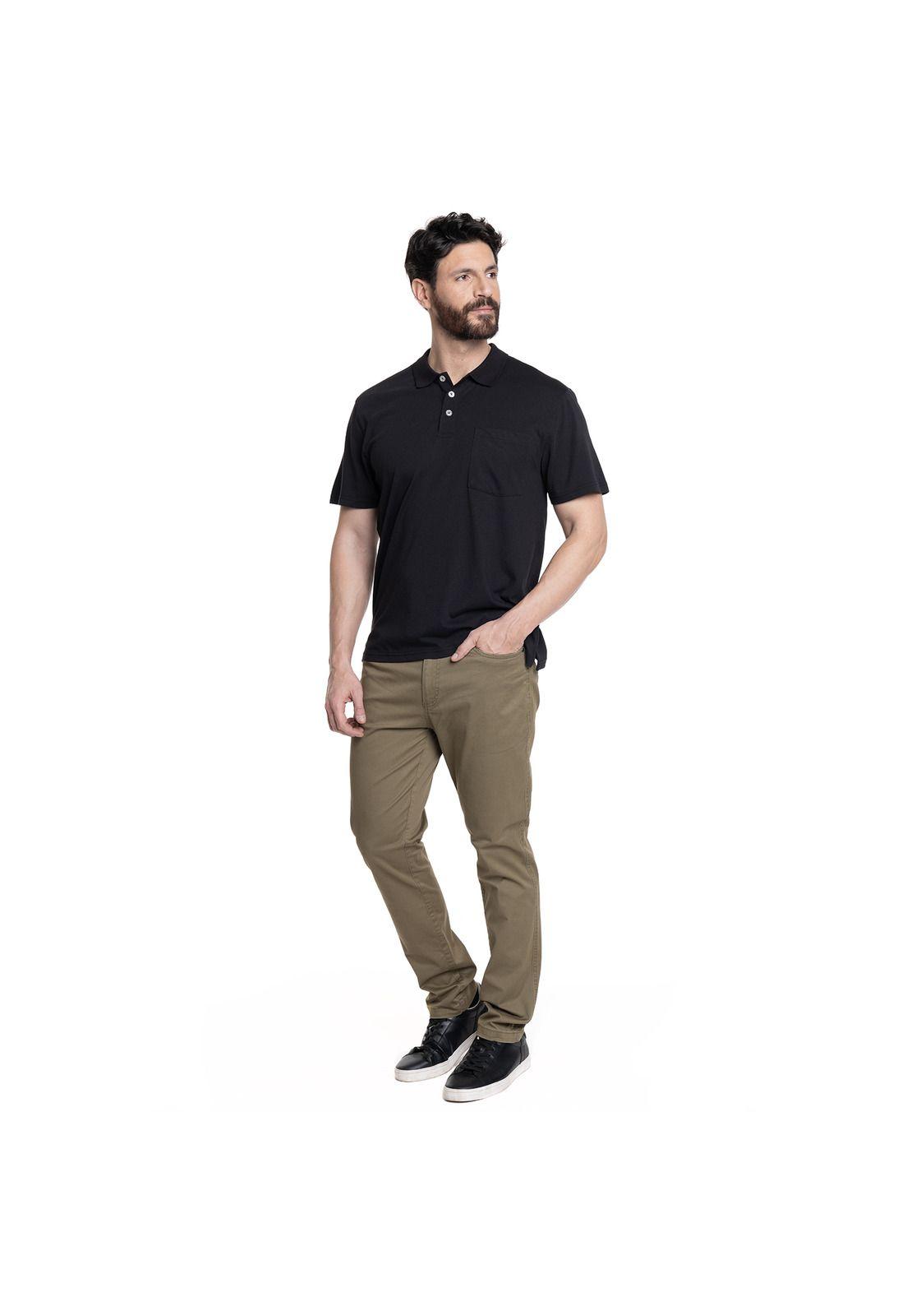 PANTALÓN HOMBRE 5 BOLSILLOS SPANDEX SLIM FIT-3