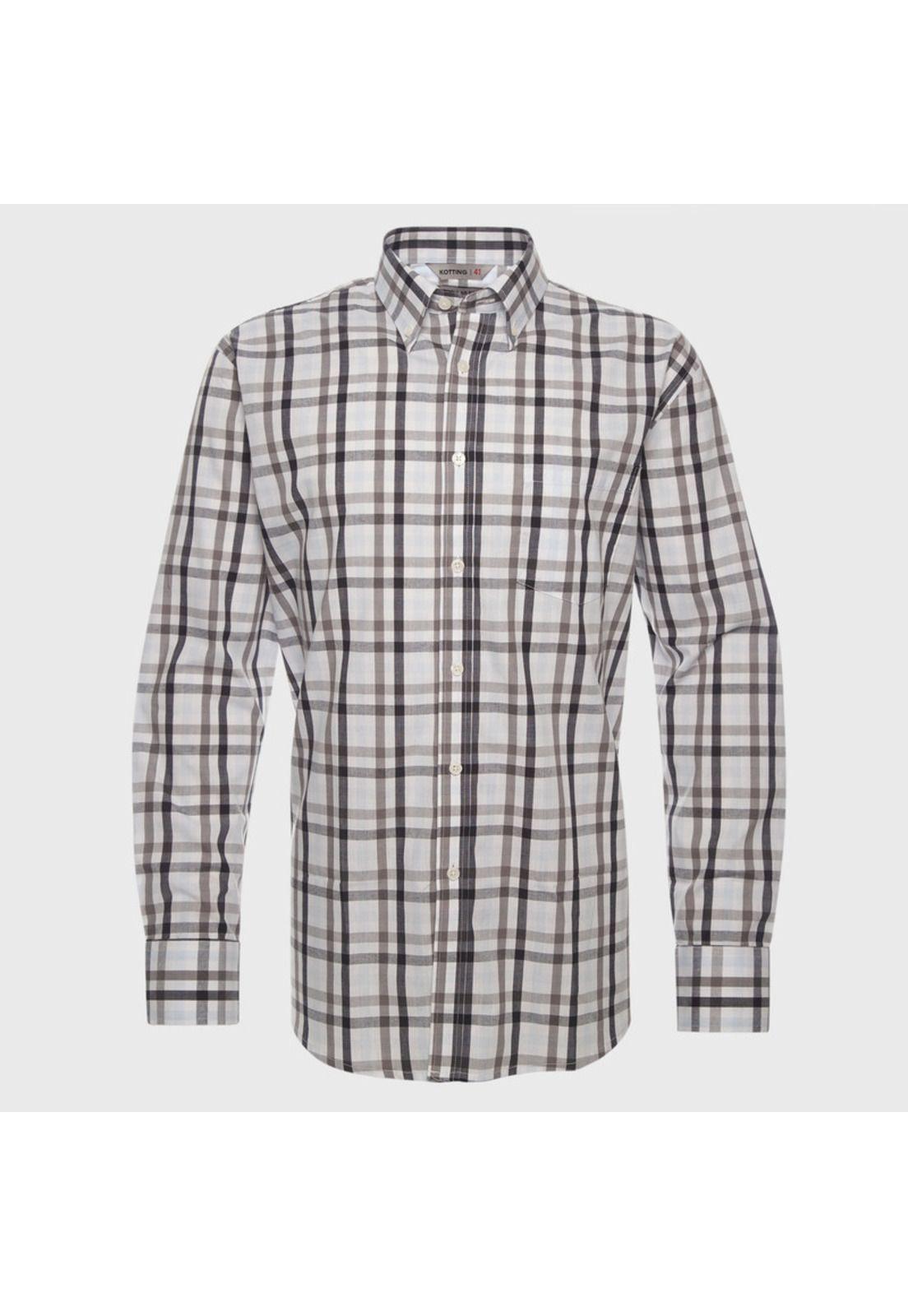 Camisa Fantasia Premium Manga Larga Boton Cuello-0