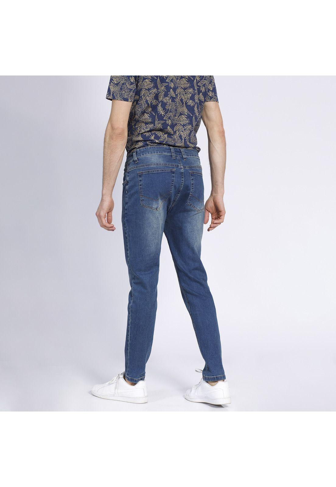 Pantalón Hombre Jeans Moda Slim Fit Spandex Denim-2