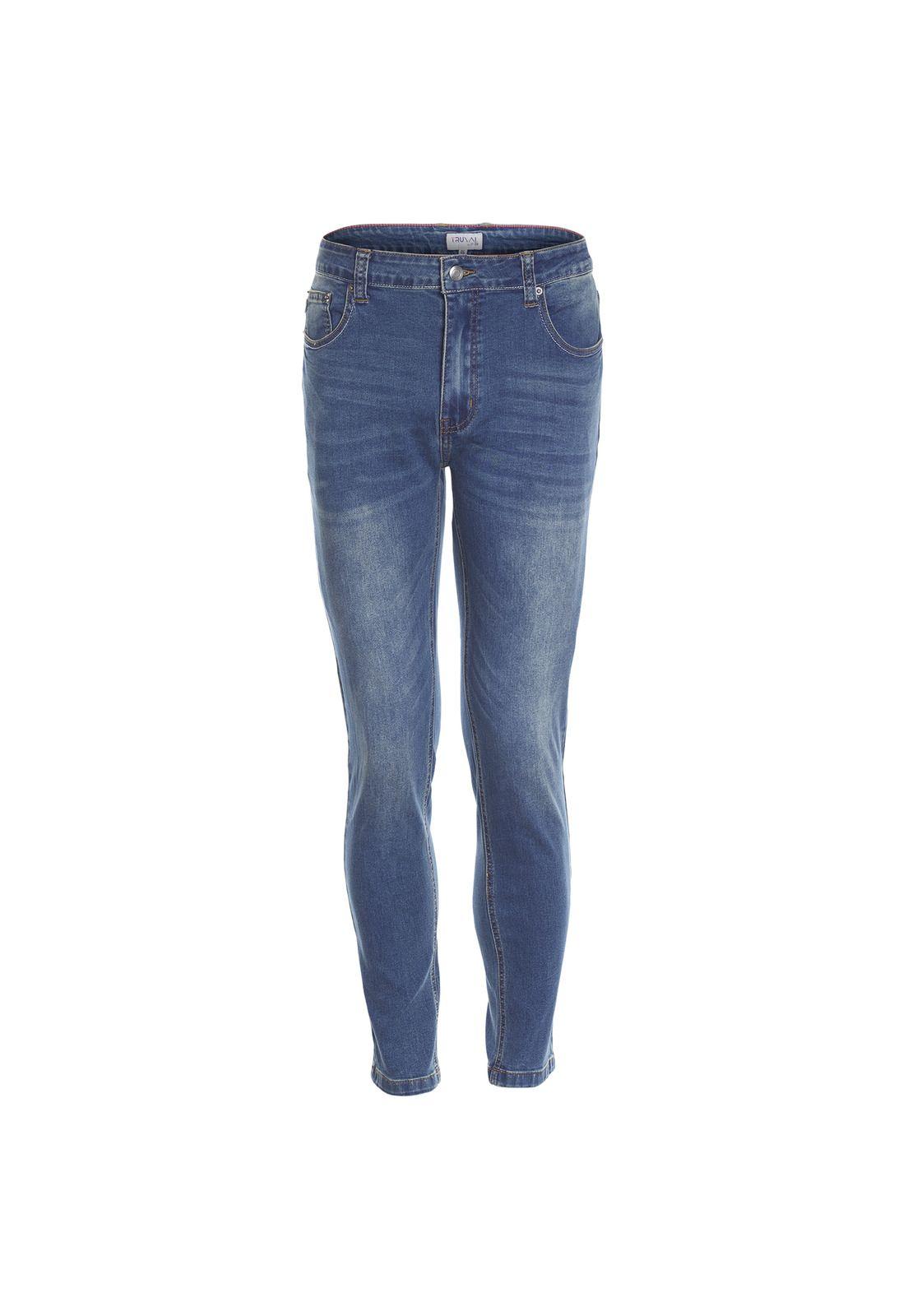 Pantalón Hombre Jeans Moda Slim Fit Spandex Denim-3