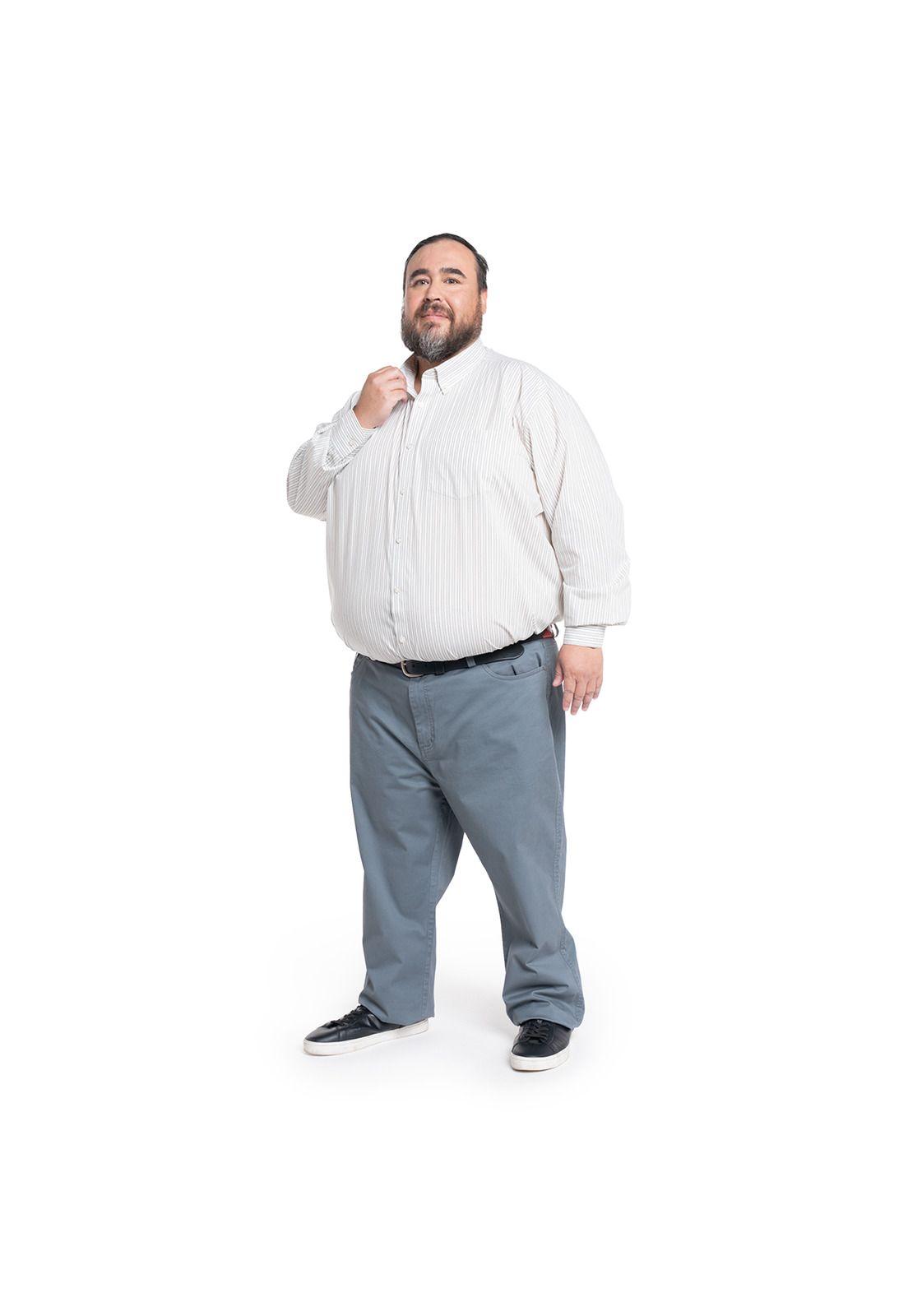 Camisa Manga Larga Rayas Hombre-3