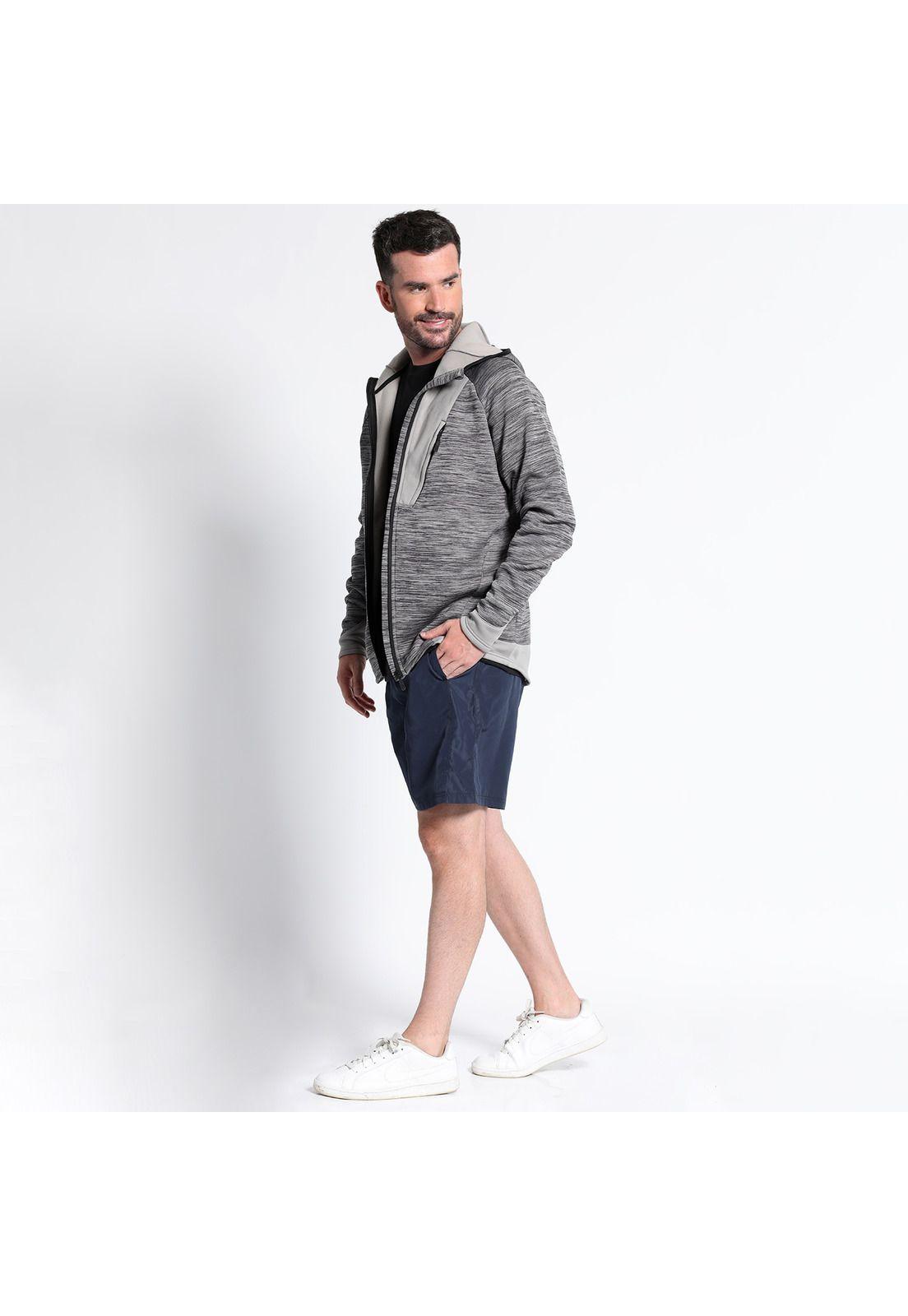 Polerón Full Zipper Cuello Alto Con Capucha-2