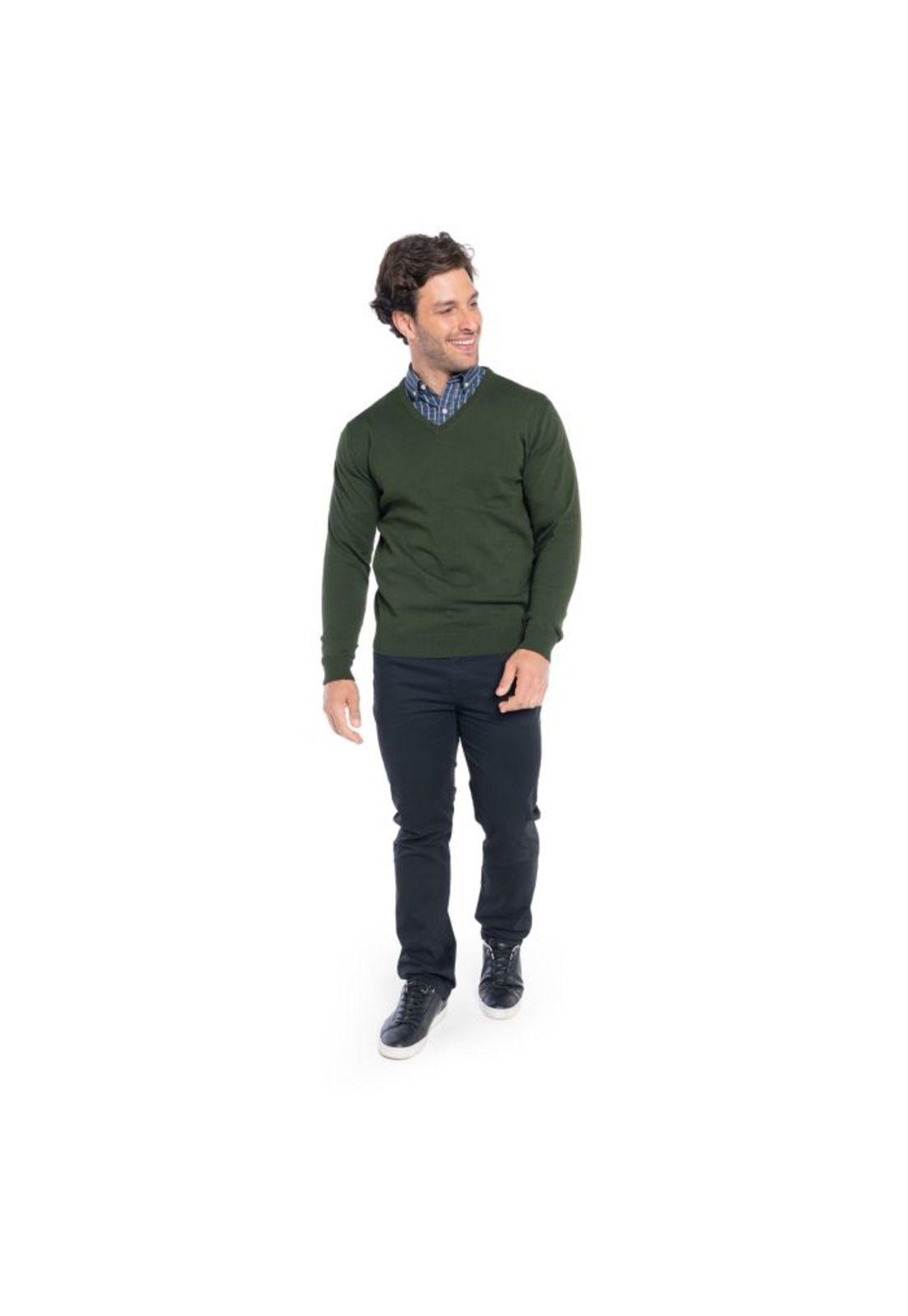 Sweater Cuello V Hombre-1