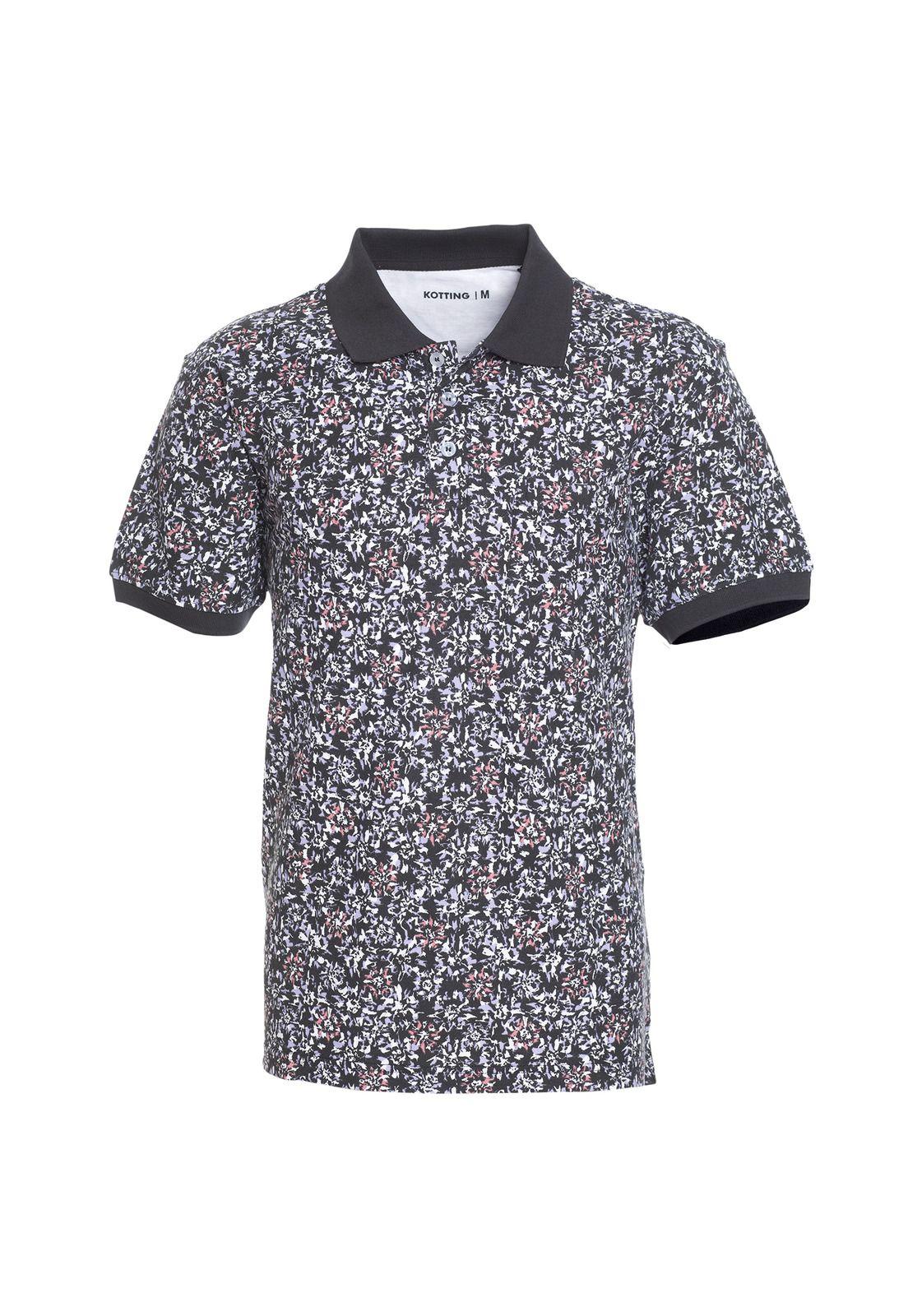 Polera Piqué Estampada Manga Corta Regular Fit-3