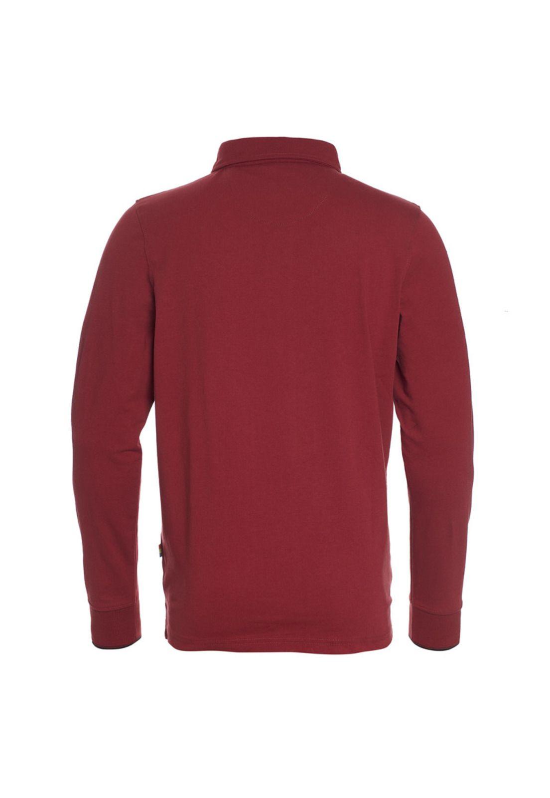 Polera Manga Larga Cuello Camisero Regular Fit-2