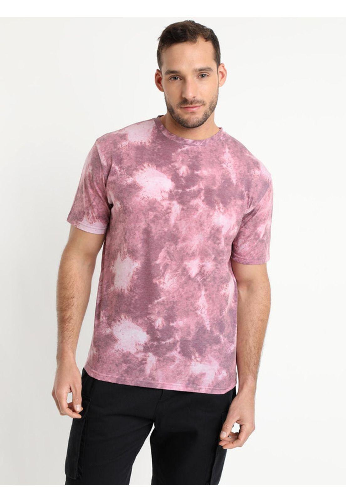 Polera Manga Corta Moda Rosa-1
