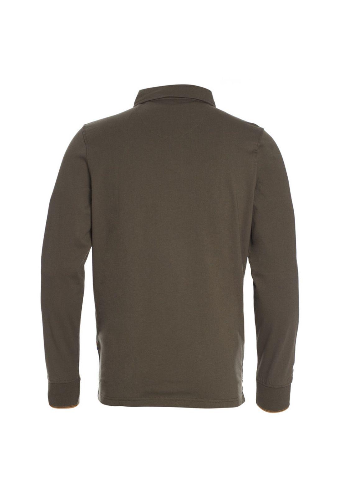 Polera Manga Larga Cuello Camisero Regular Fit-2