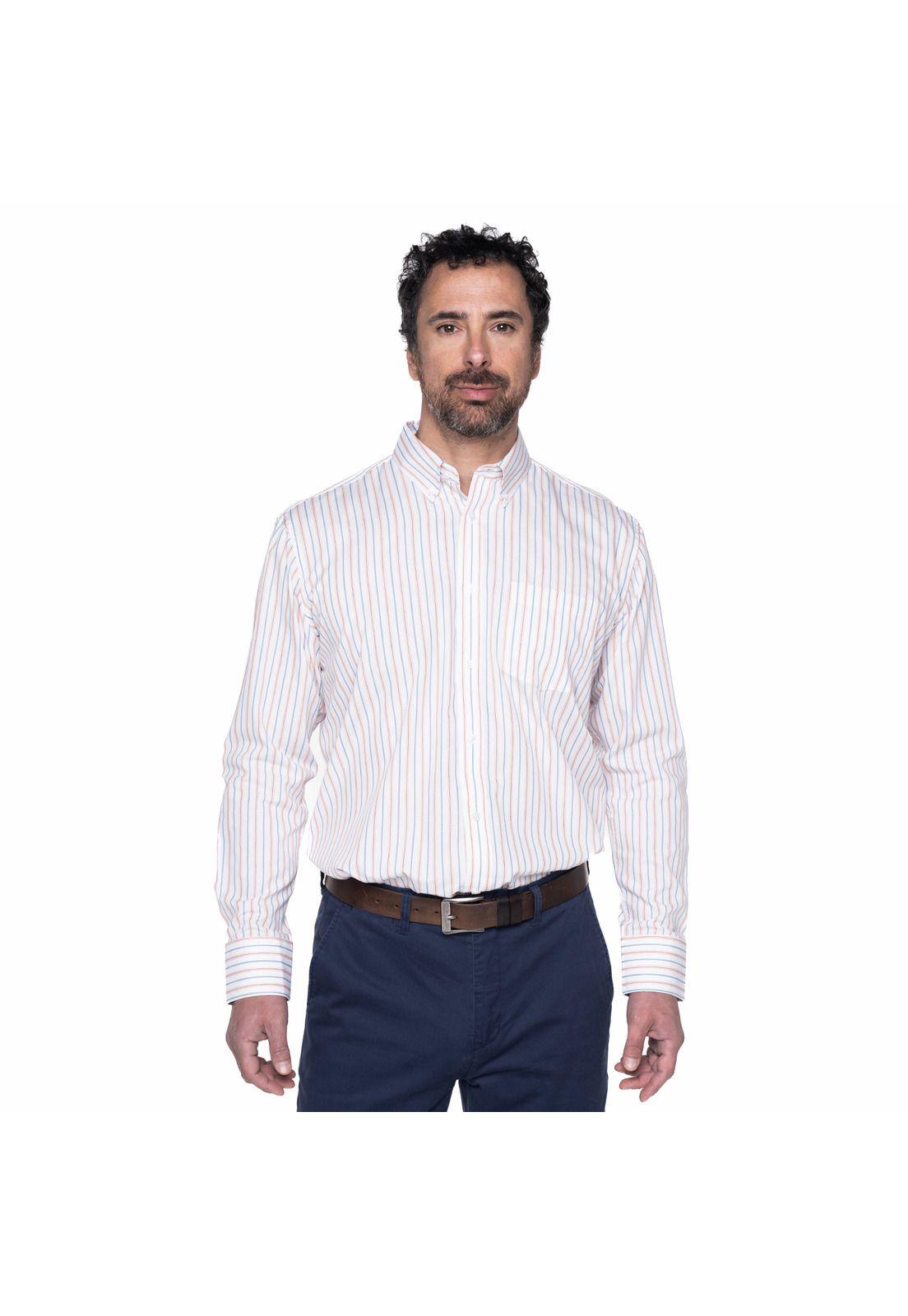Camisa Listada Premium Manga Larga-0