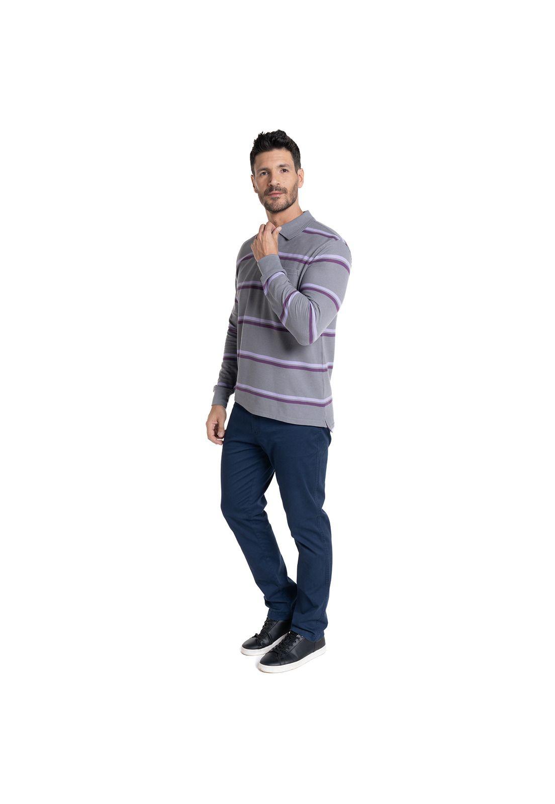 POLERA MANGA LARGA PIQUE LISTADA-3