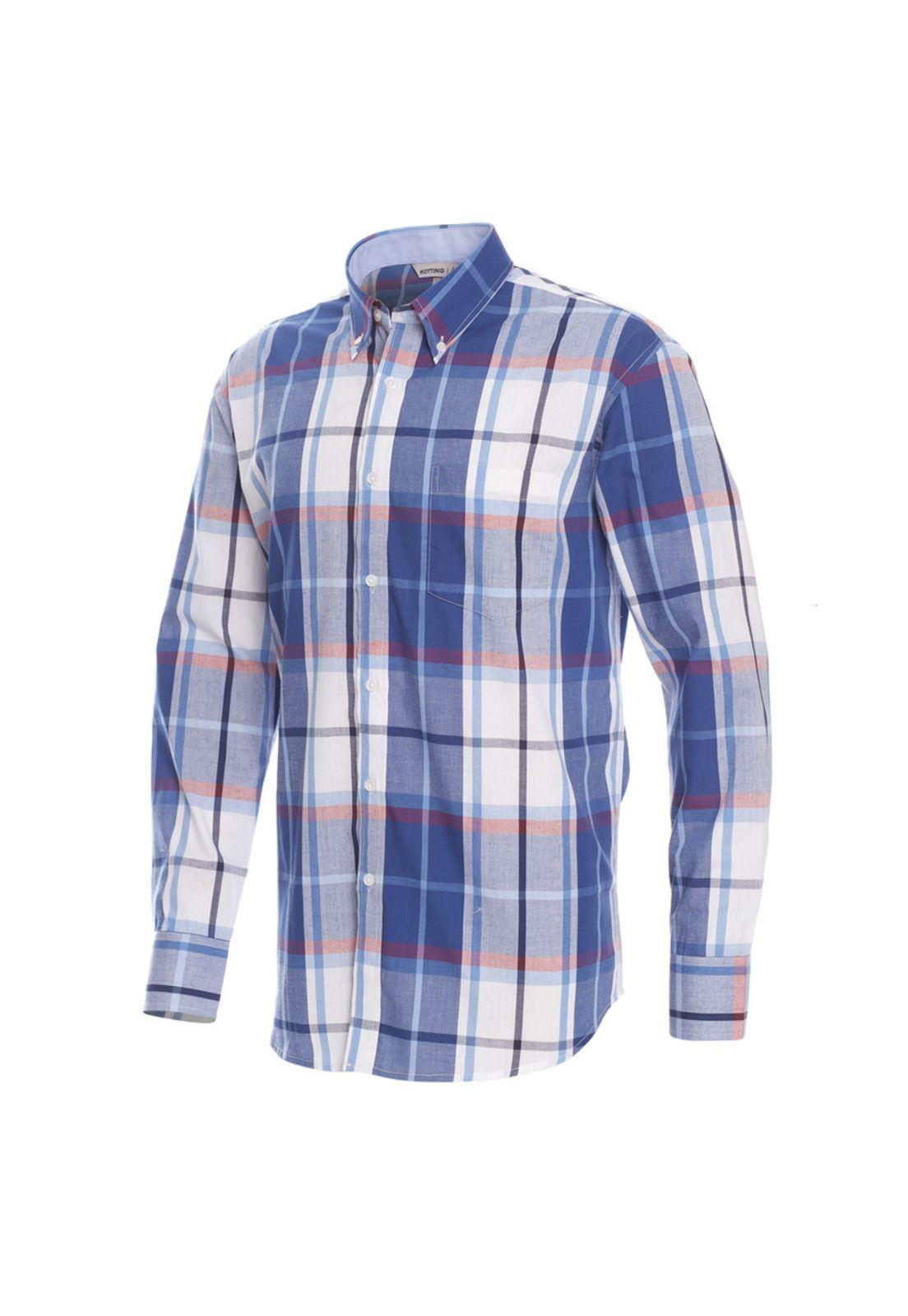 Camisa Manga Larga Fantasia Premium Regular Fit-1