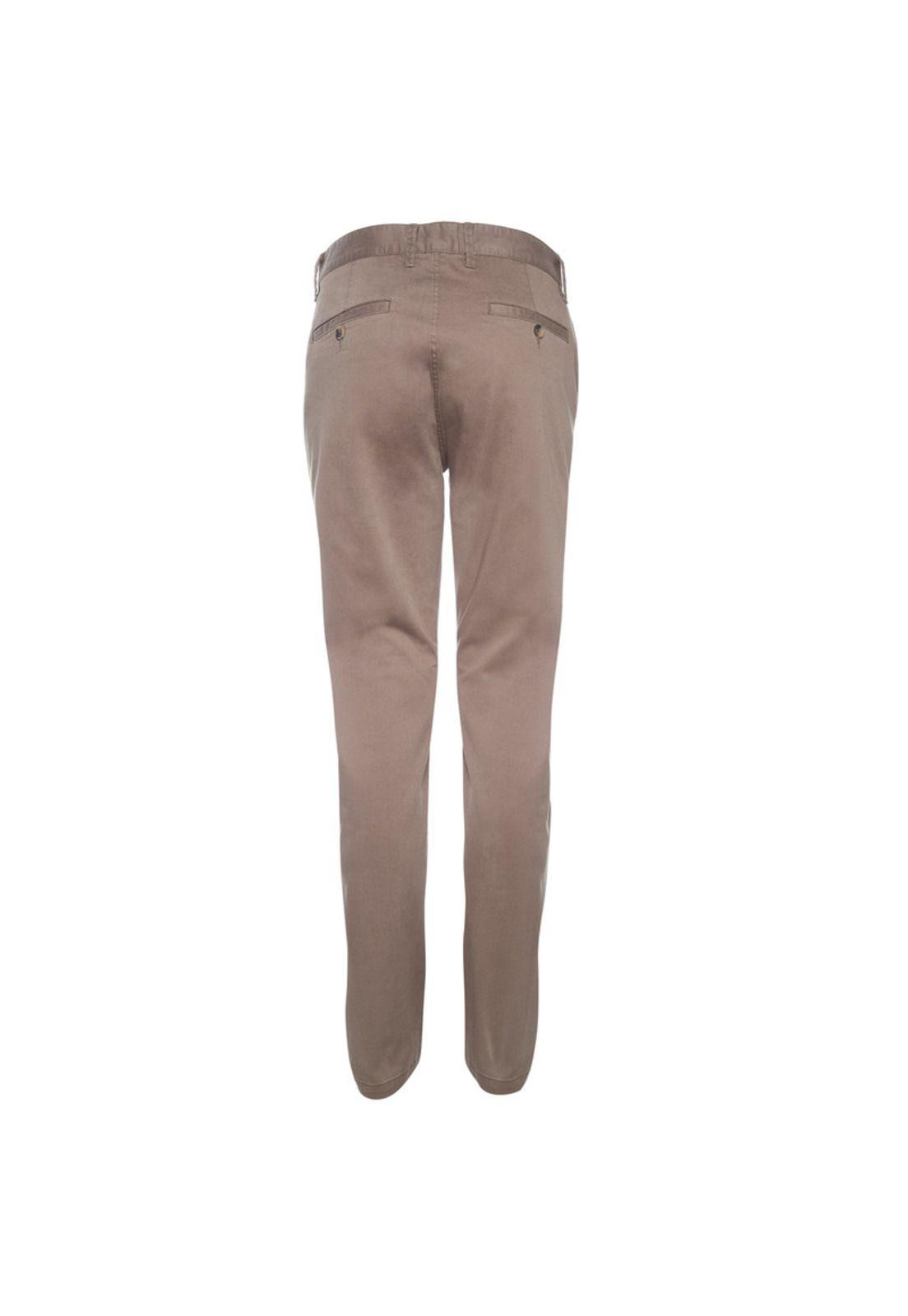 Pantalon Frente Plano Slim Fit Spandex-2