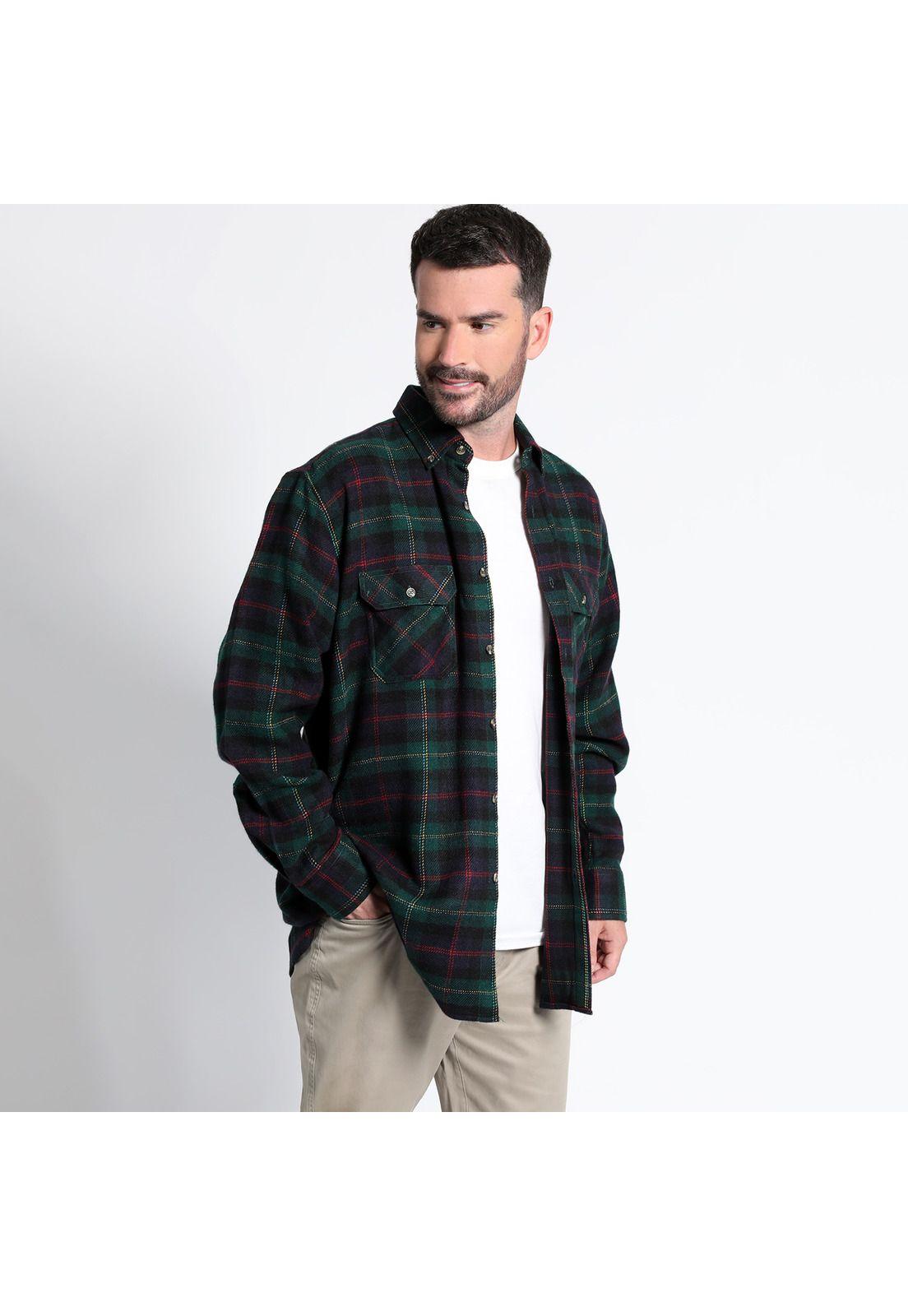 Camisa Leñadora Manga Larga -1