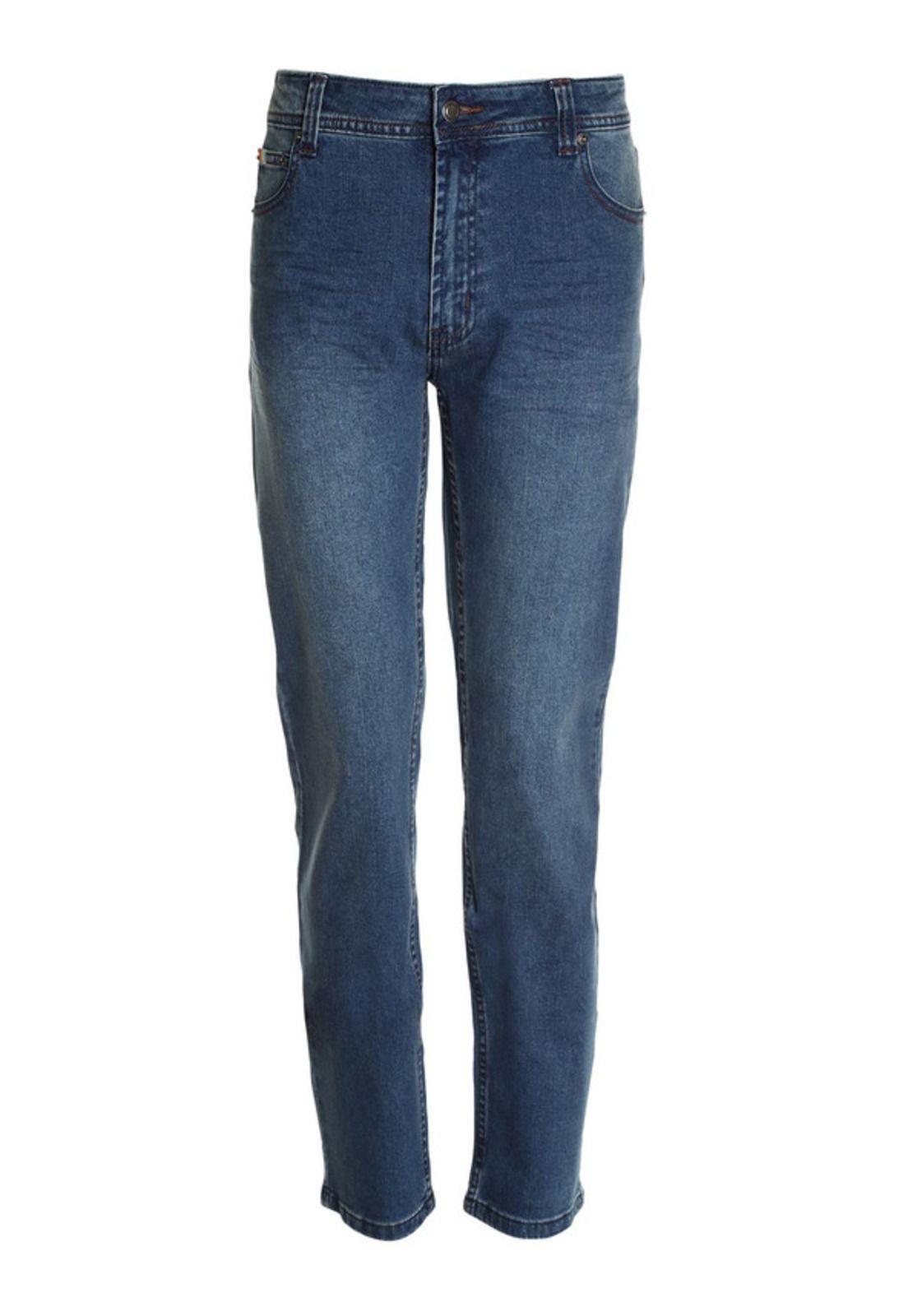 Jeans Regular Fit Azul Piedra -3