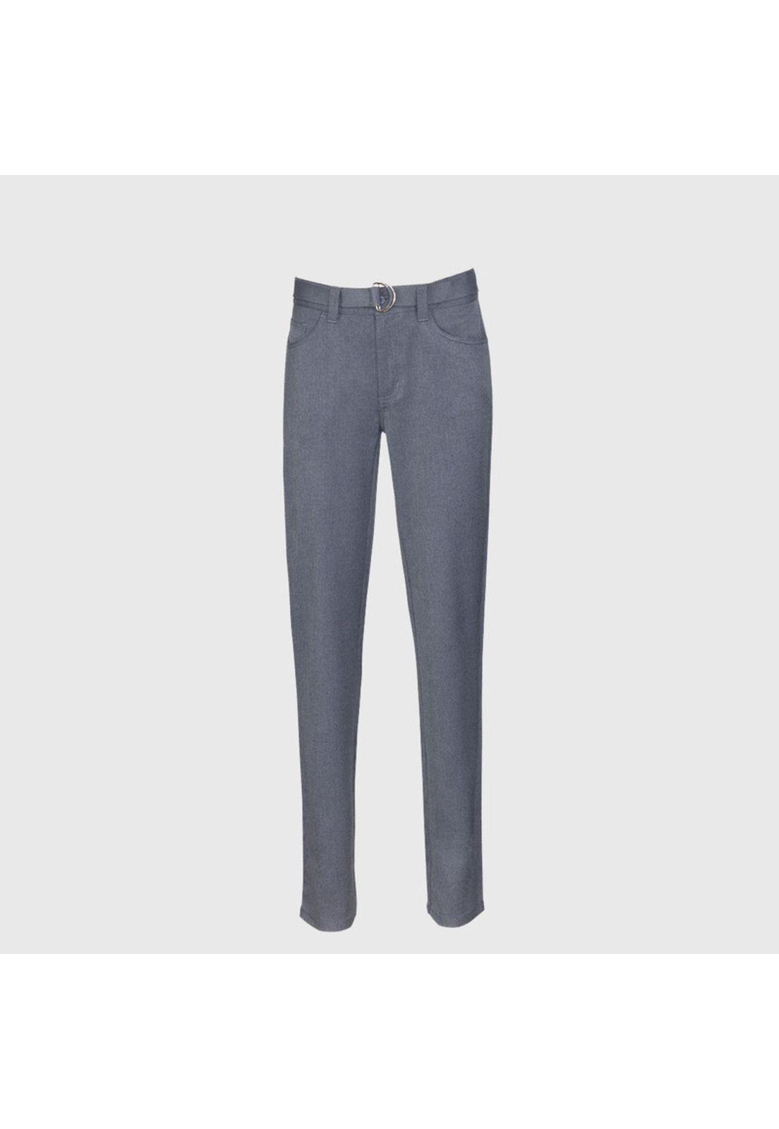 Pantalon Stretch Colegio Gris-0