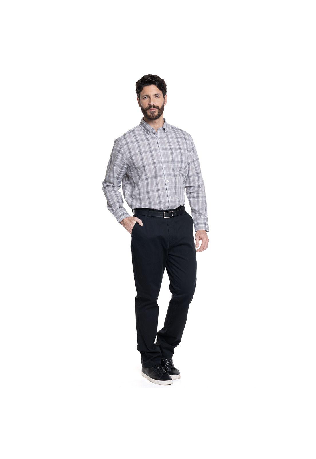CAMISA HOMBRE CUADROS CUELLO INGLÉS FANTASÍA PREMIUM-8