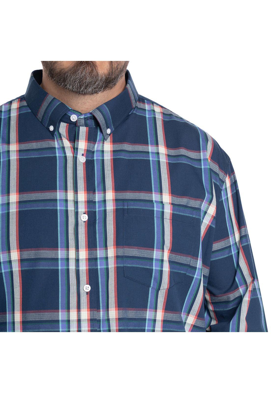 CAMISA HOMBRE CUADROS CUELLO INGLÉS FANTASÍA PREMIUM-6