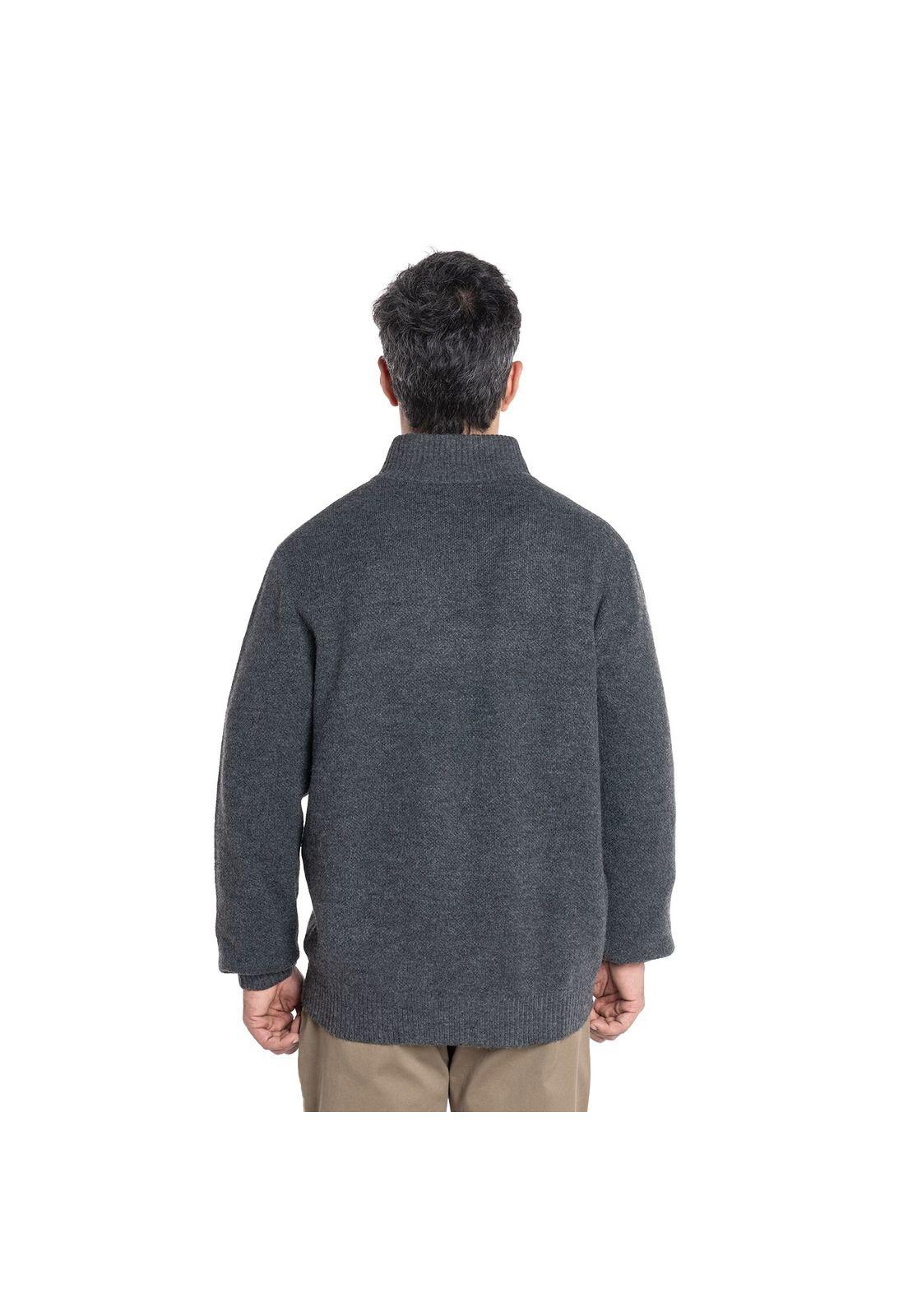 Sweater Cuello Alto Cierre Hombre-2