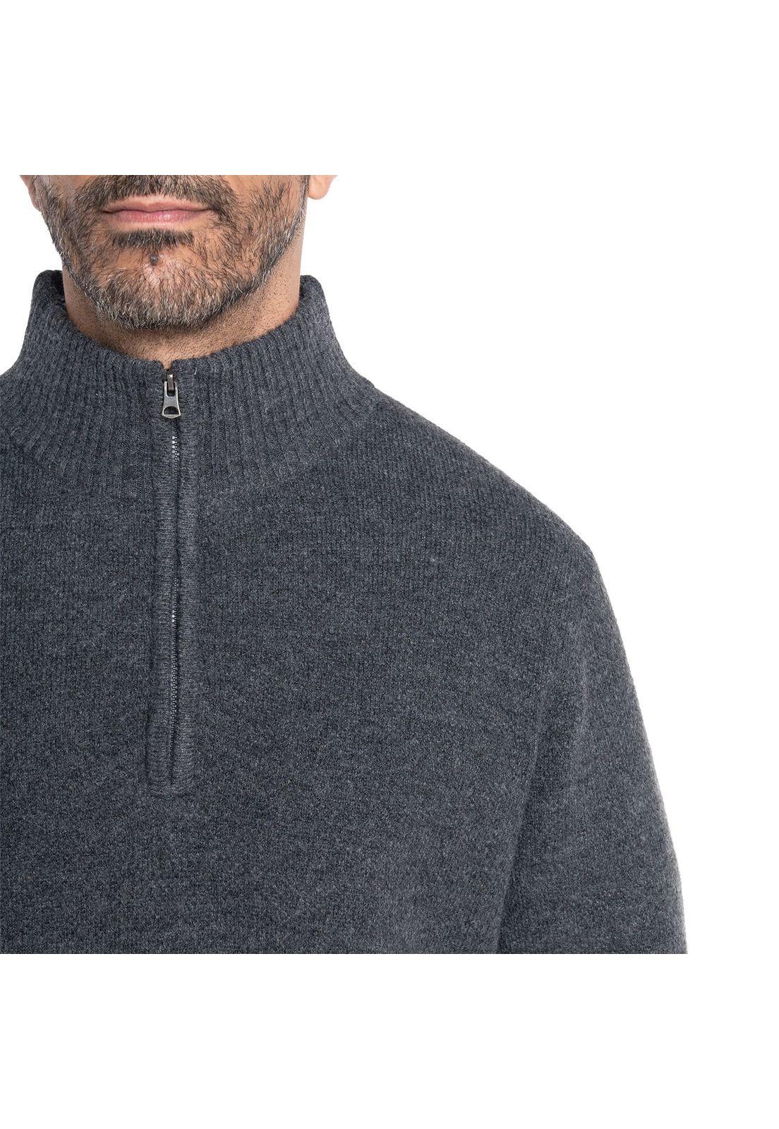 Sweater Cuello Alto Cierre Hombre-3