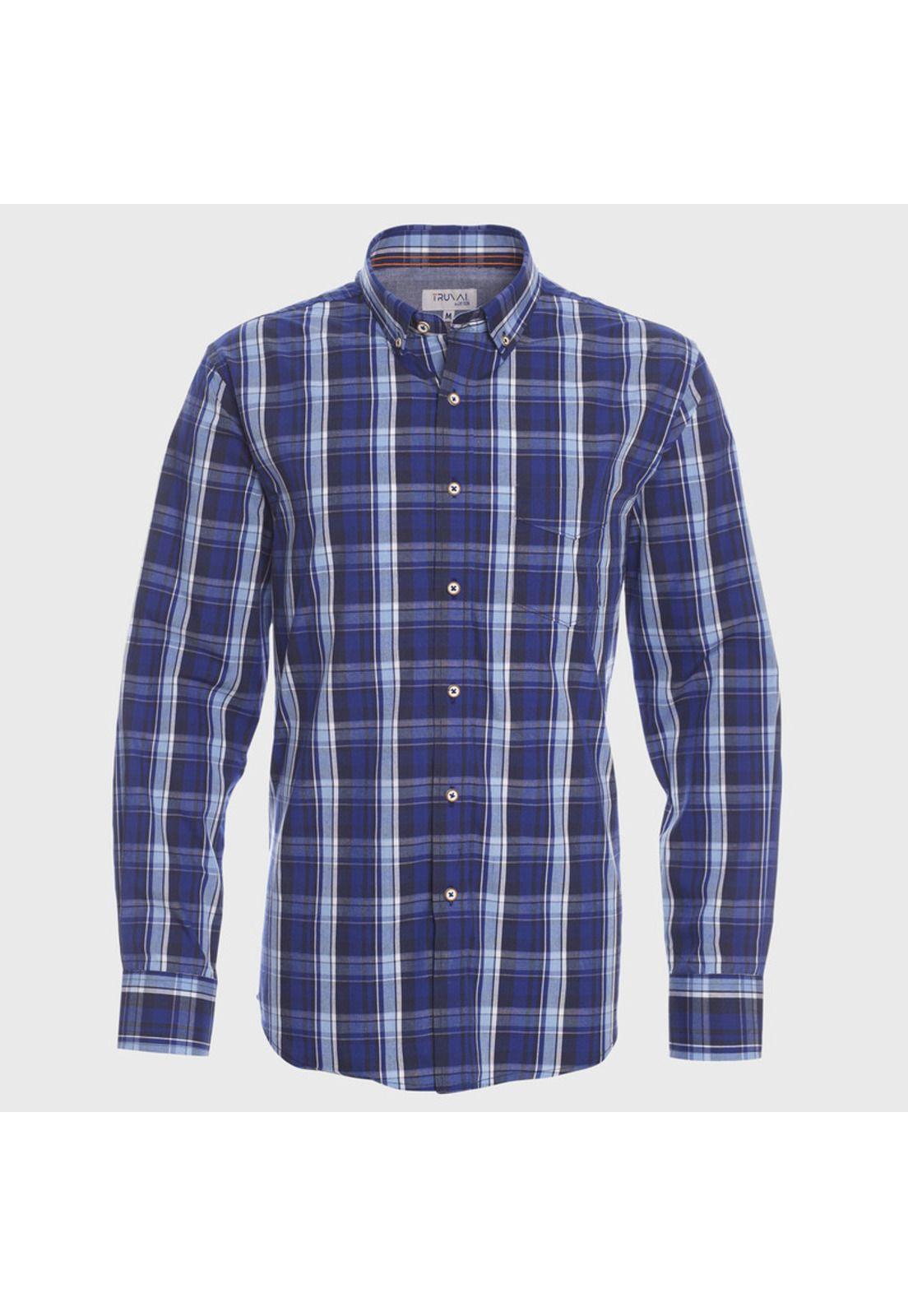 Camisa Manga Larga Trevira Fantasia Regular Fit-0