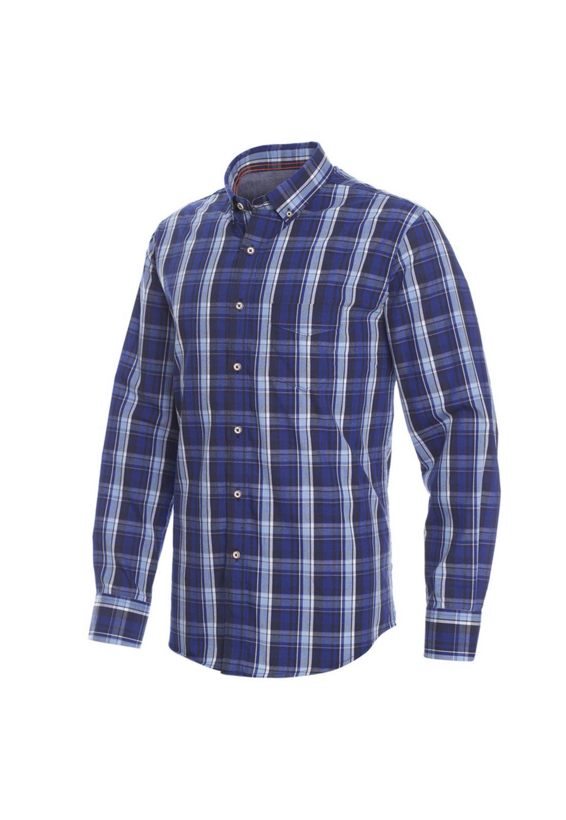 Camisa Manga Larga Trevira Fantasia Regular Fit-1