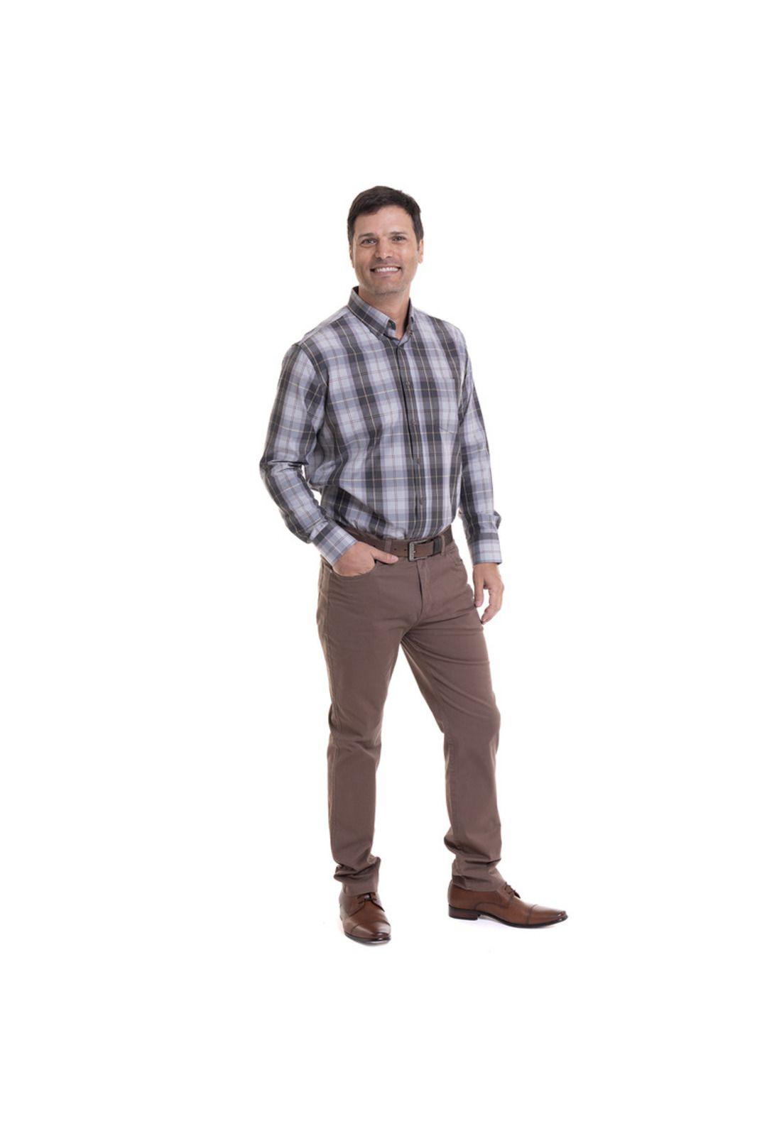 Camisa Fantasía Clásica Gris-2