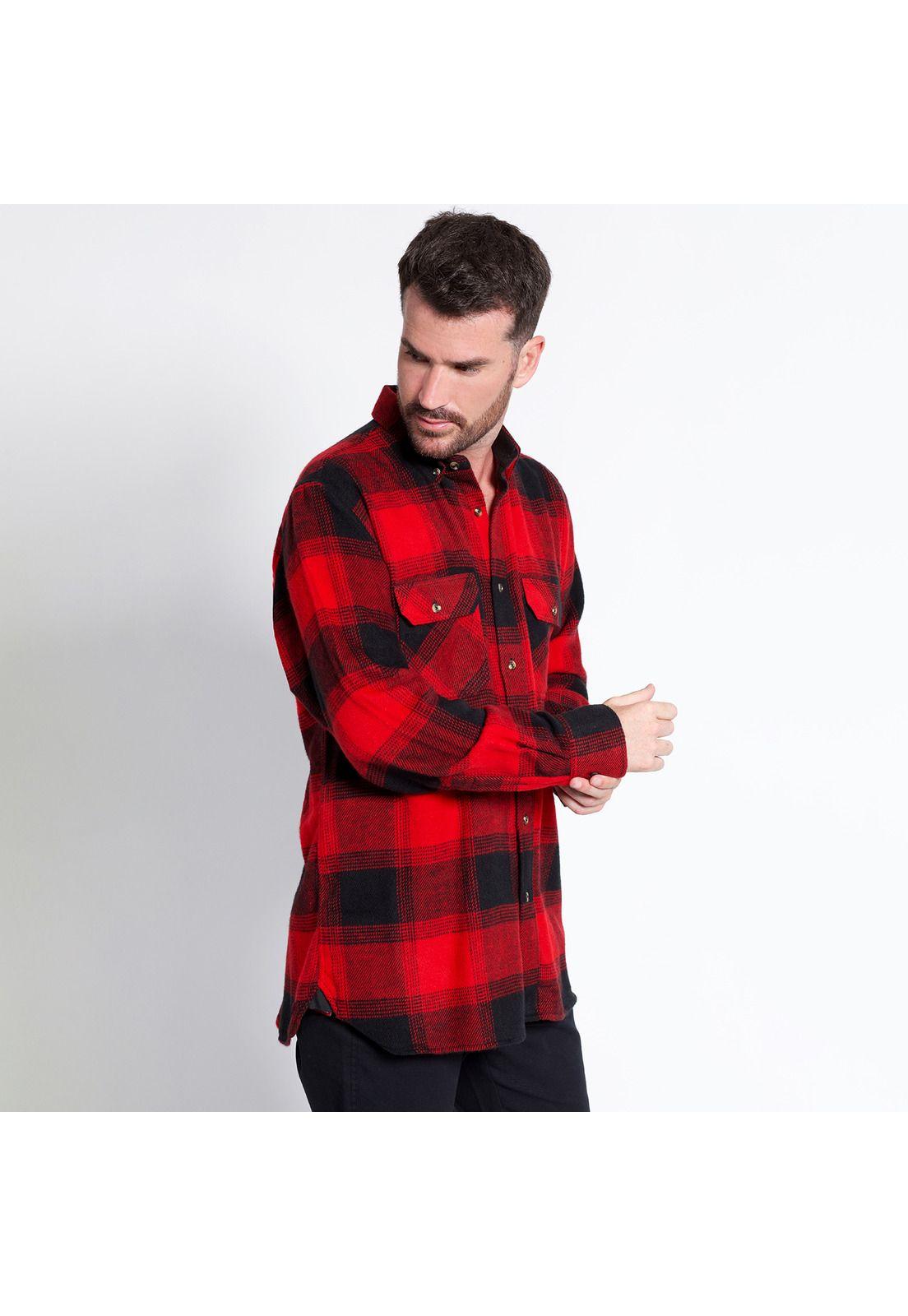 Camisa Leñadora Manga Larga -1