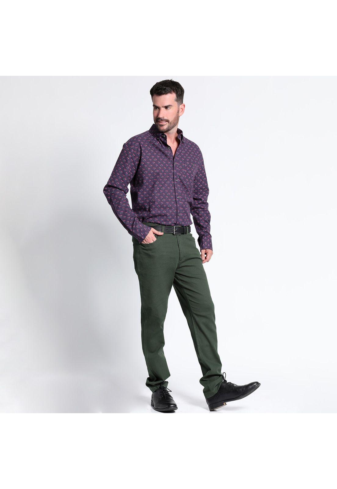 Camisa Villela Estampada Manga Larga-2