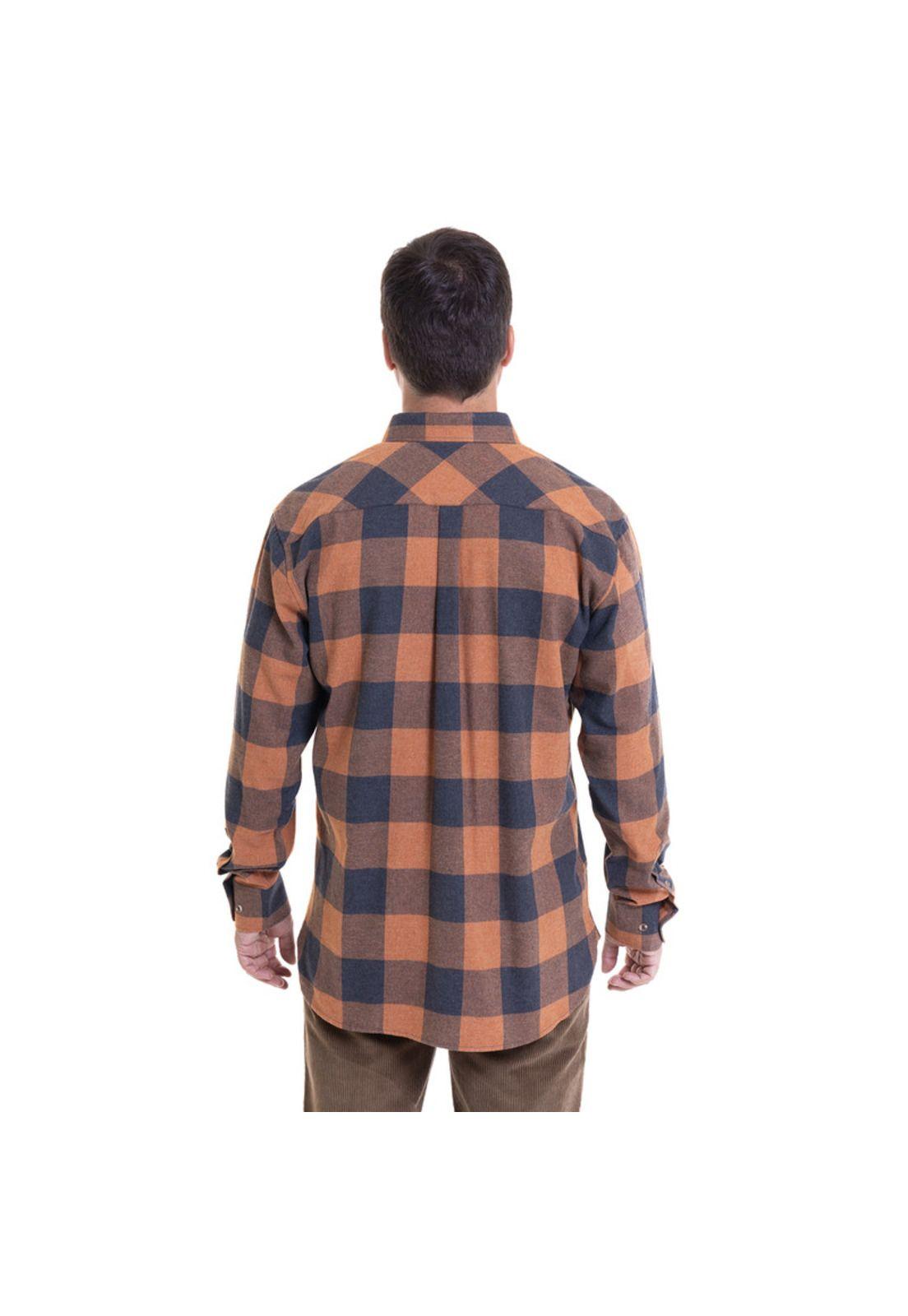 Camisa Villela Fantasía Naranja-1